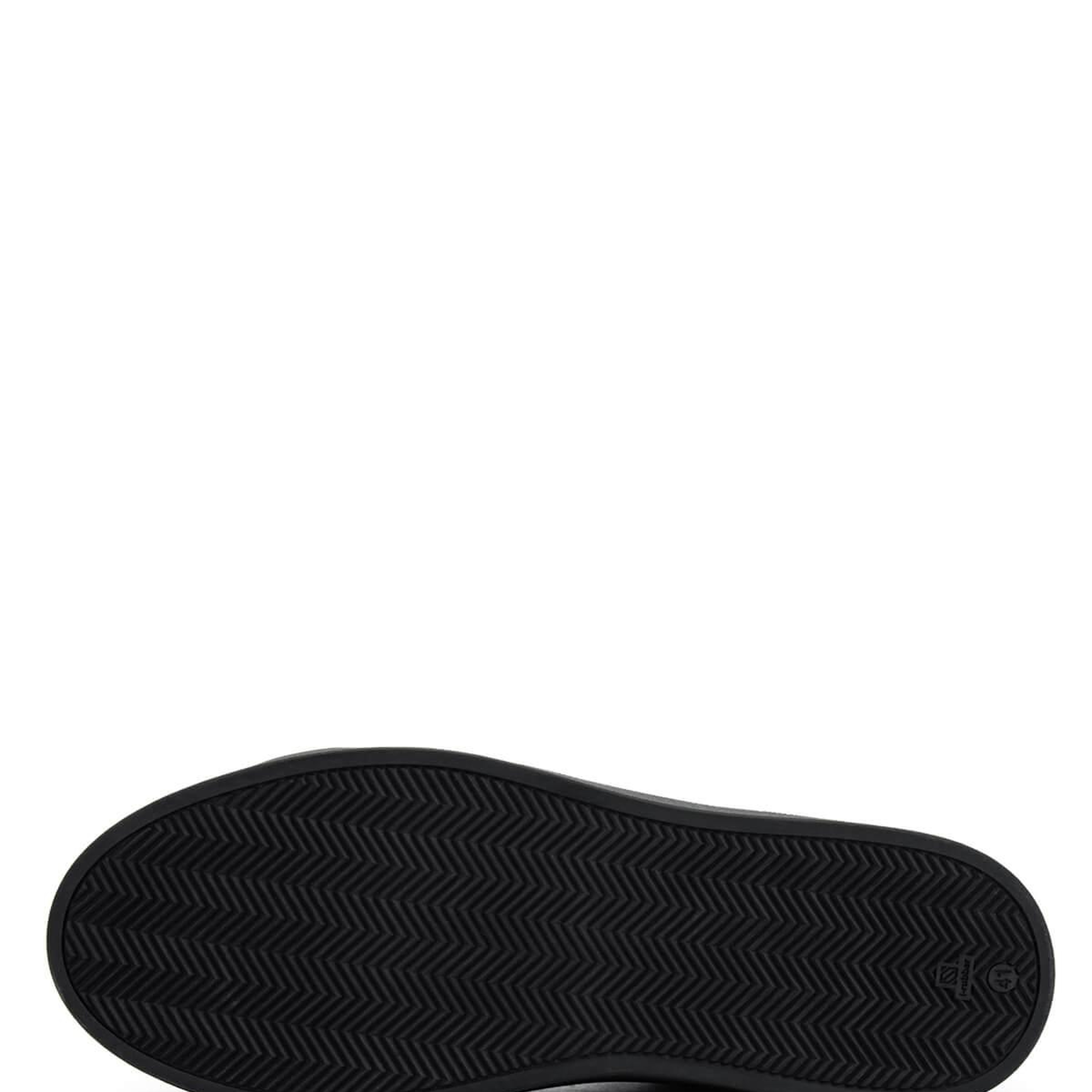 Tamer Tanca Erkek Hakiki Deri Siyah Deri Sneakers & Spor Ayakkabı