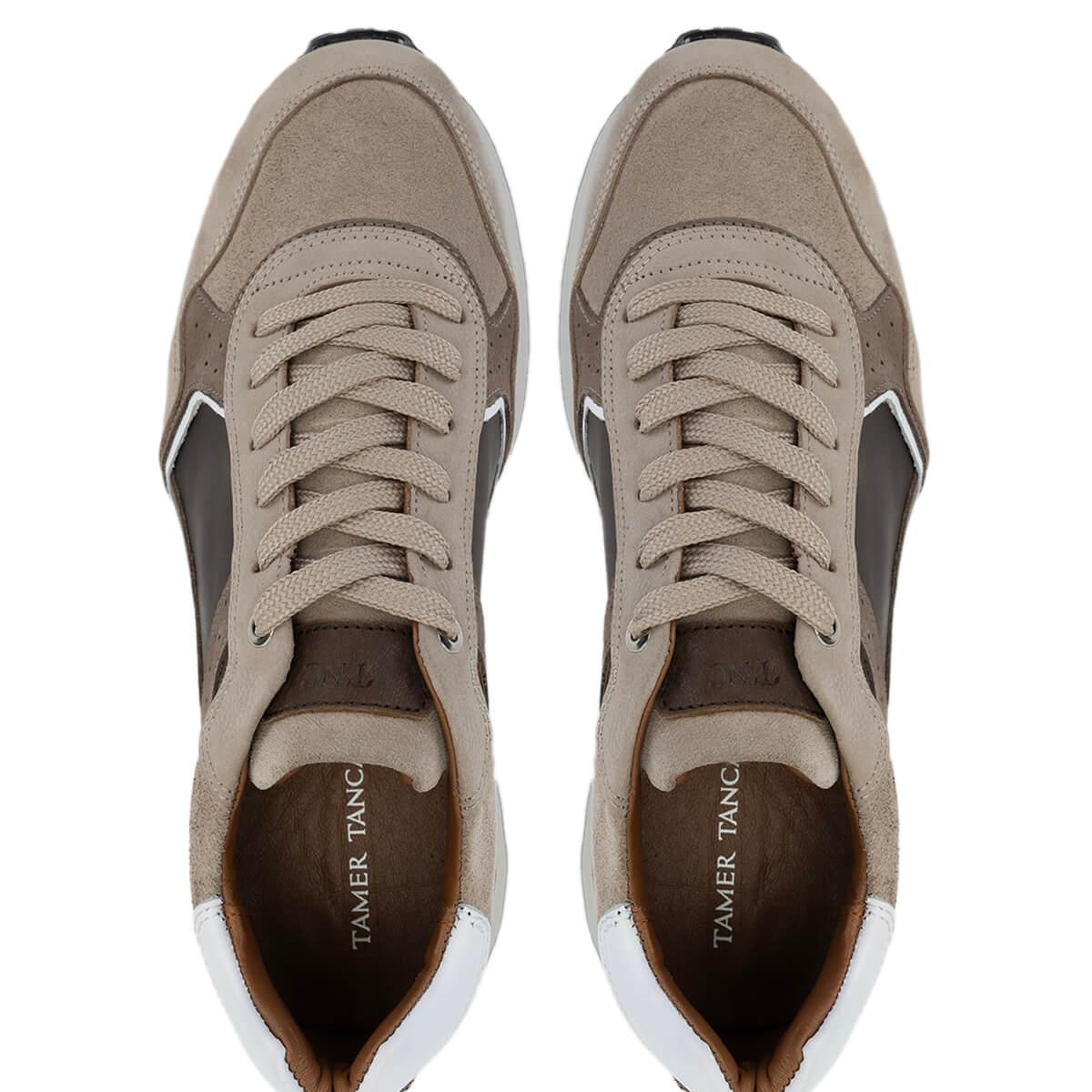 Tamer Tanca Erkek Hakiki Deri Kum Sneakers & Spor Ayakkabı
