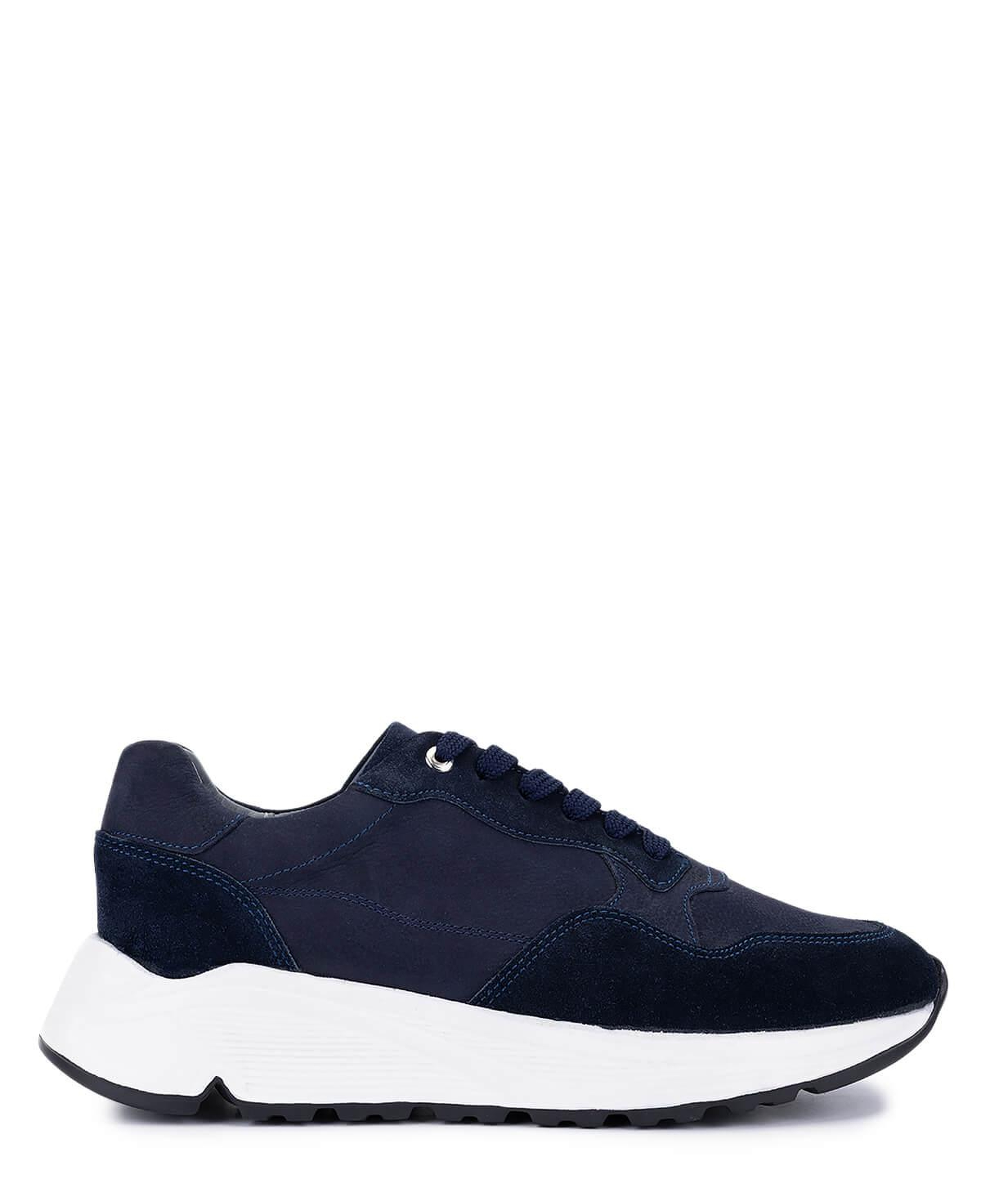 Tamer Tanca Erkek Hakiki Deri Lacivert Süet Sneakers & Spor Ayakkabı