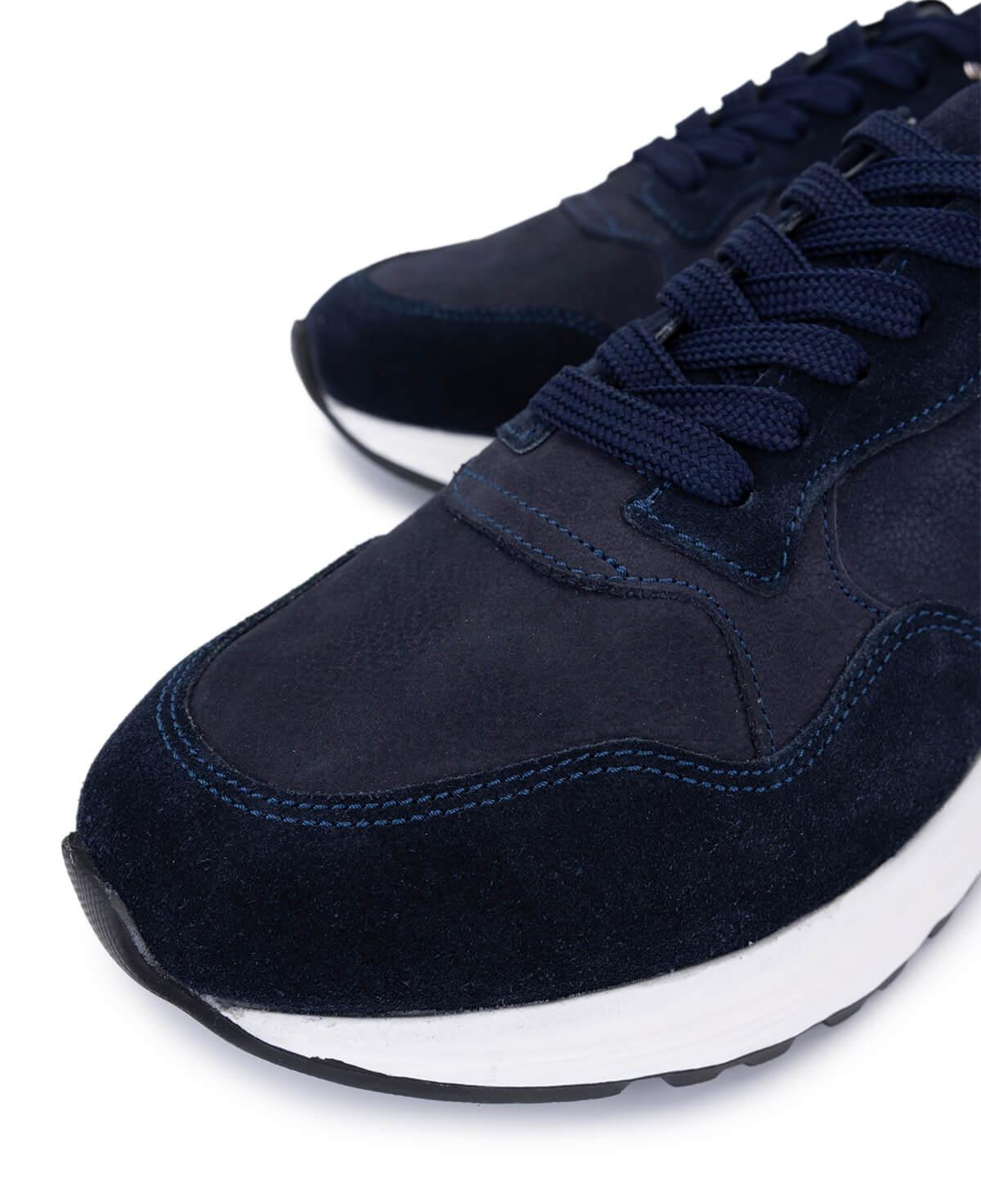 Tamer Tanca Erkek Hakiki Deri Lacivert Süet Sneakers & Spor Ayakkabı