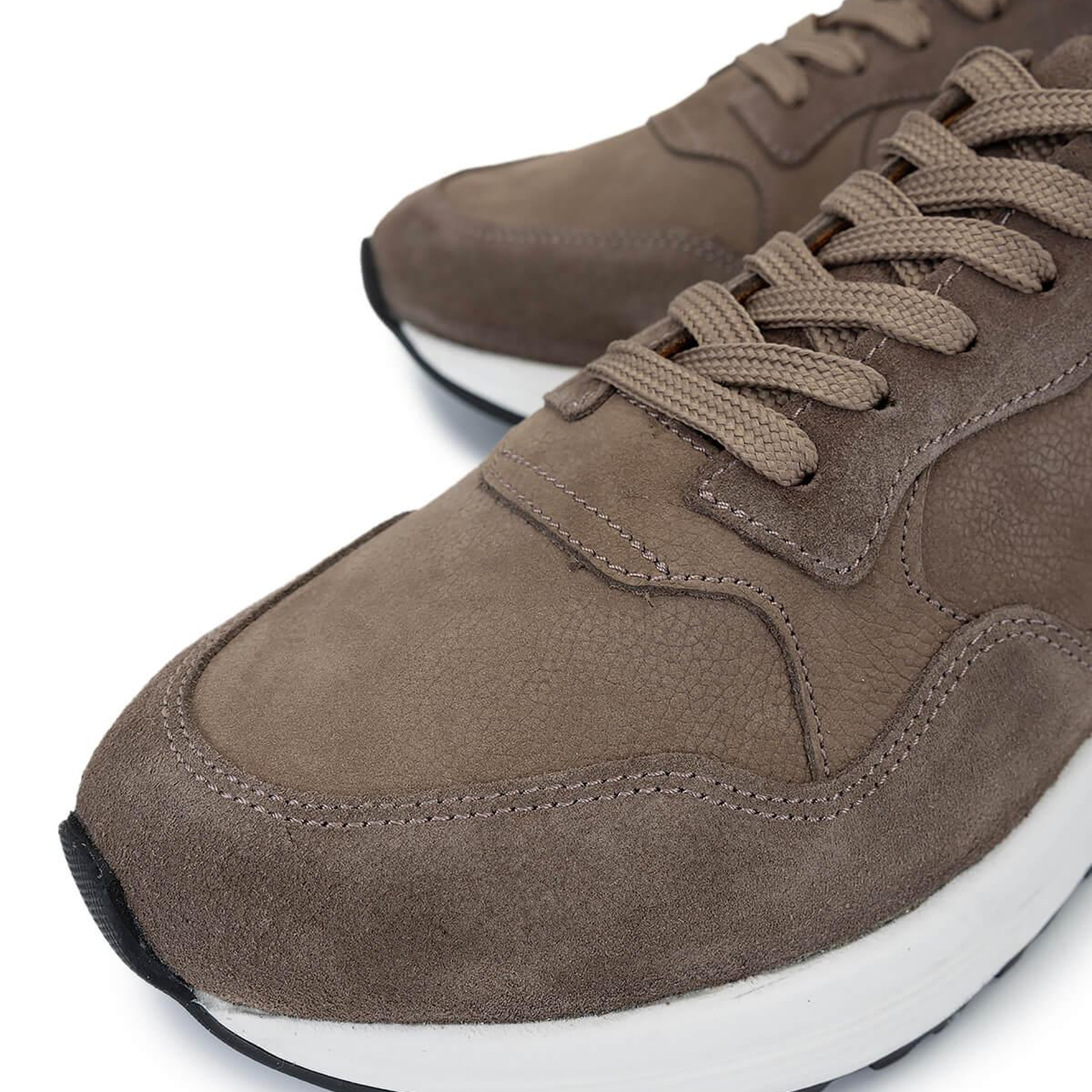 Tamer Tanca Erkek Hakiki Deri Vizon Süet Sneakers & Spor Ayakkabı