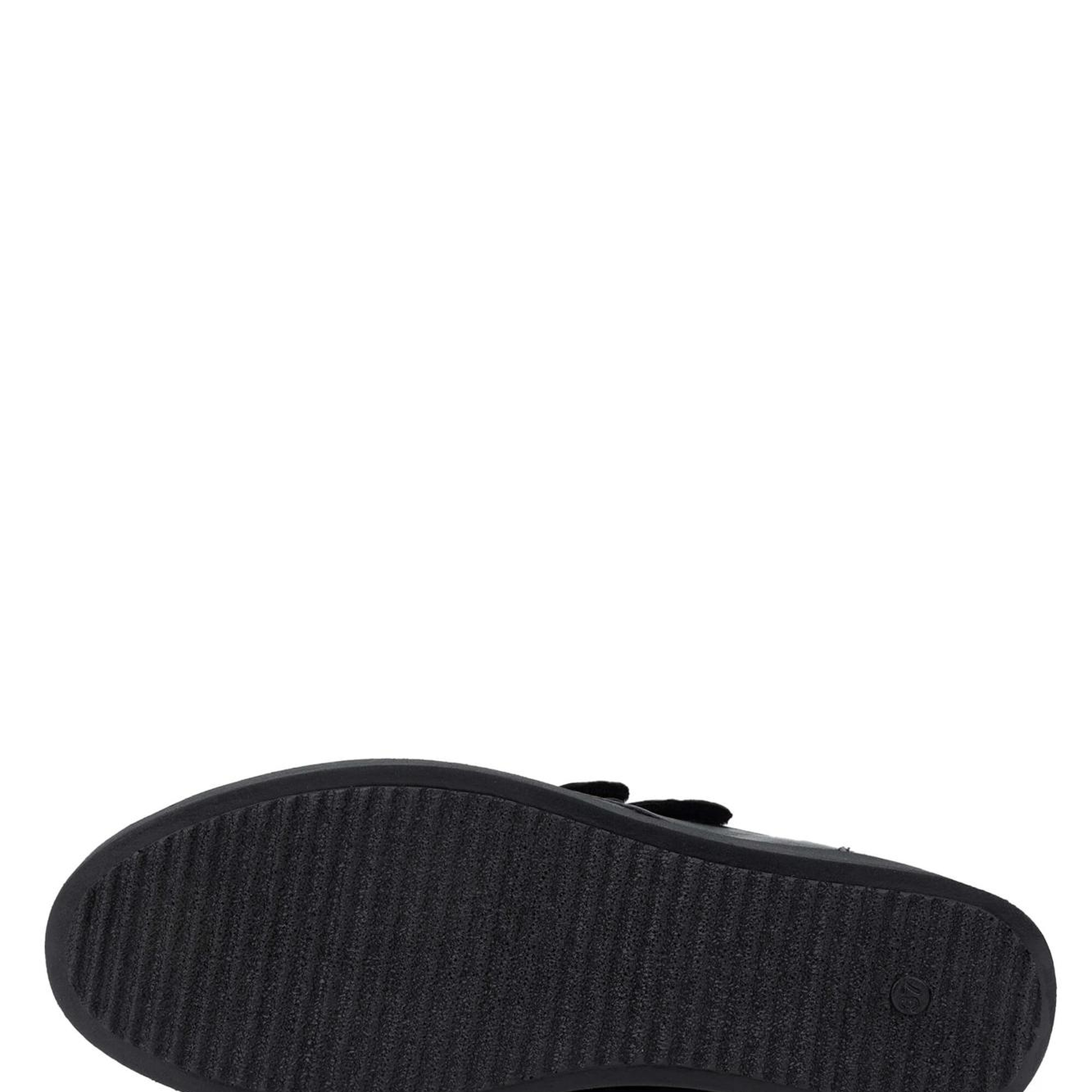 Tamer Tanca Kadın Hakiki Deri Siyah Rugan Casual Ayakkabı