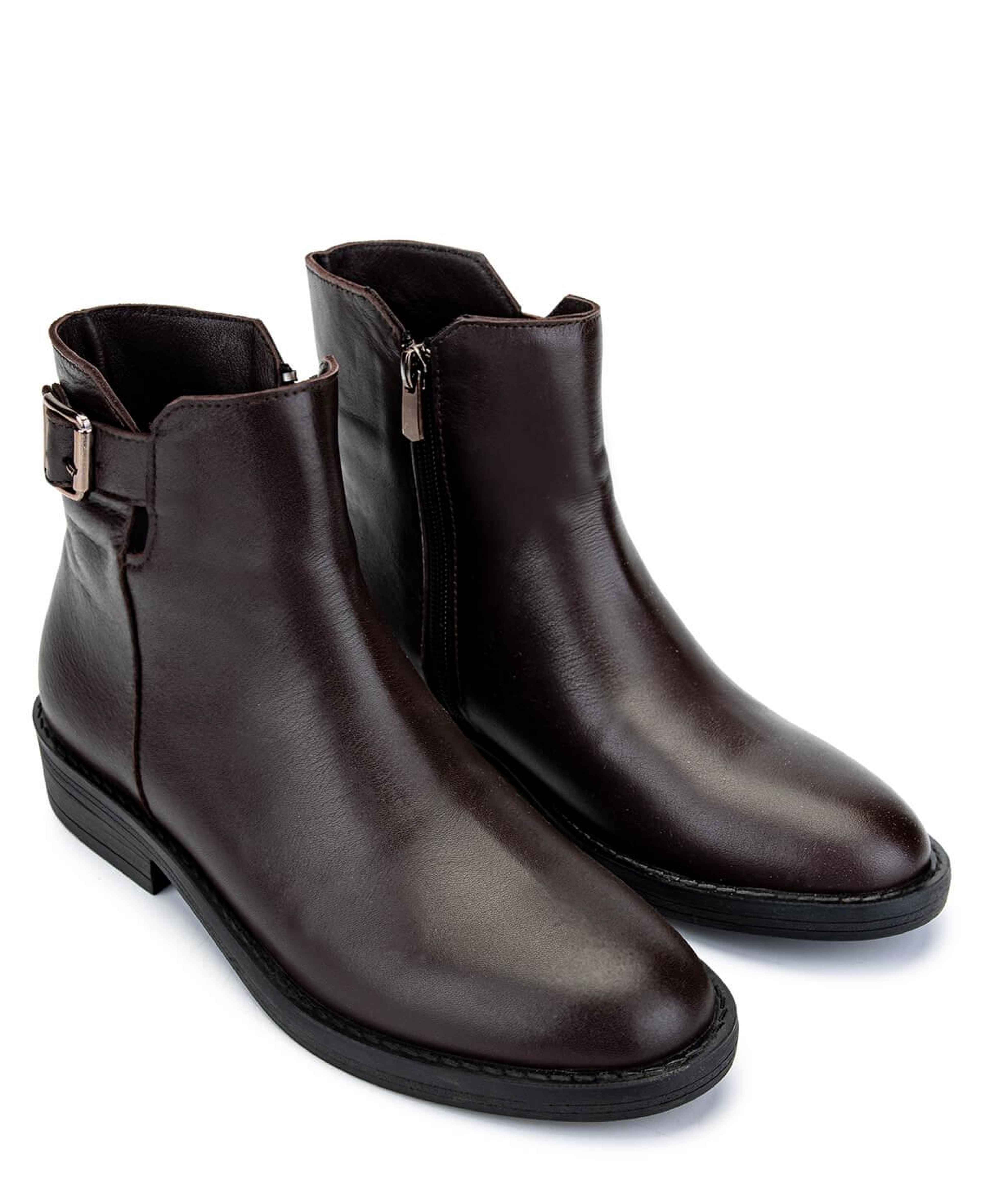 Tamer Tanca Kadın Hakiki Deri Kahverengi Casual Bot