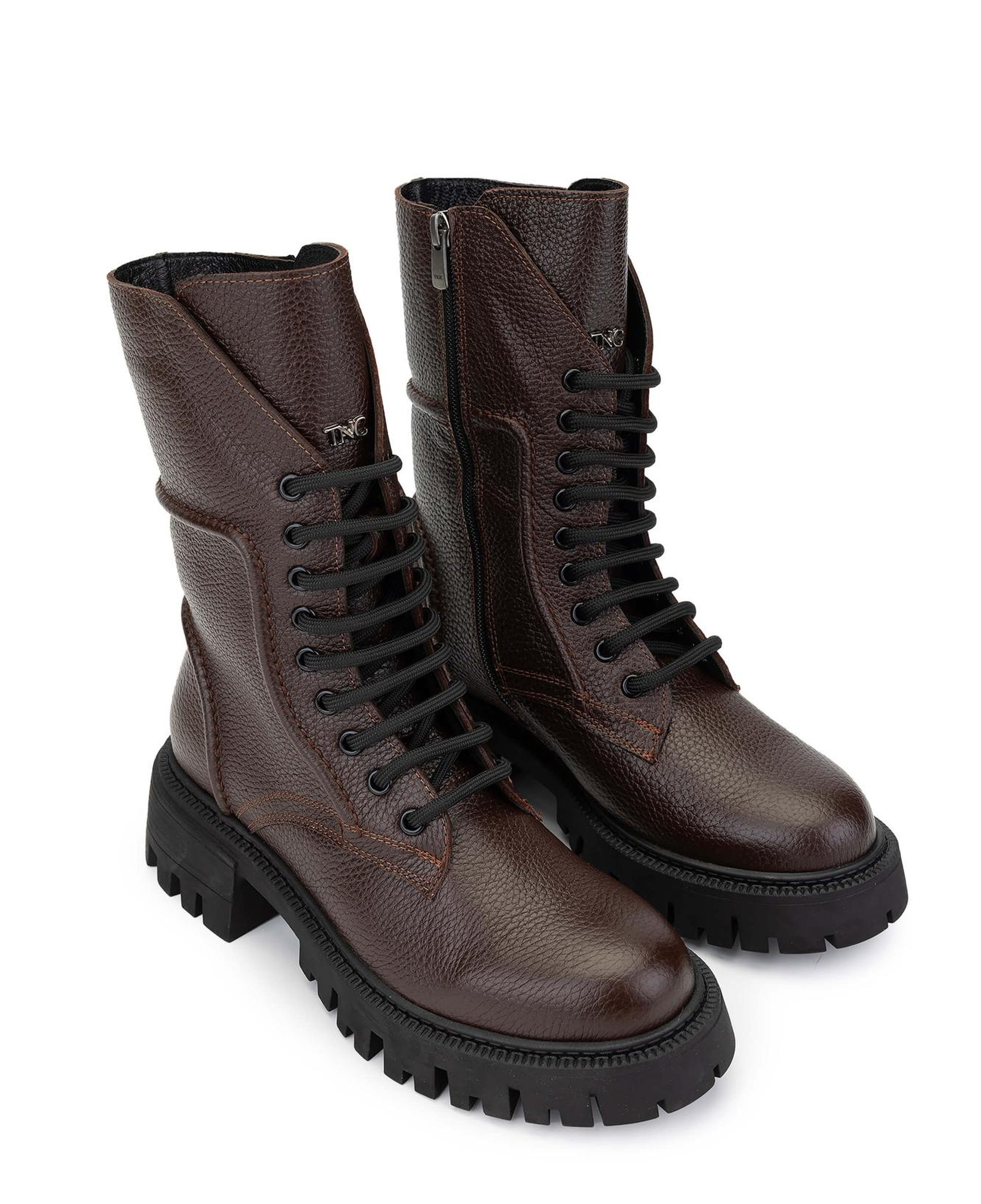 Tamer Tanca Kadın Hakiki Deri Kahverengi Casual Bot