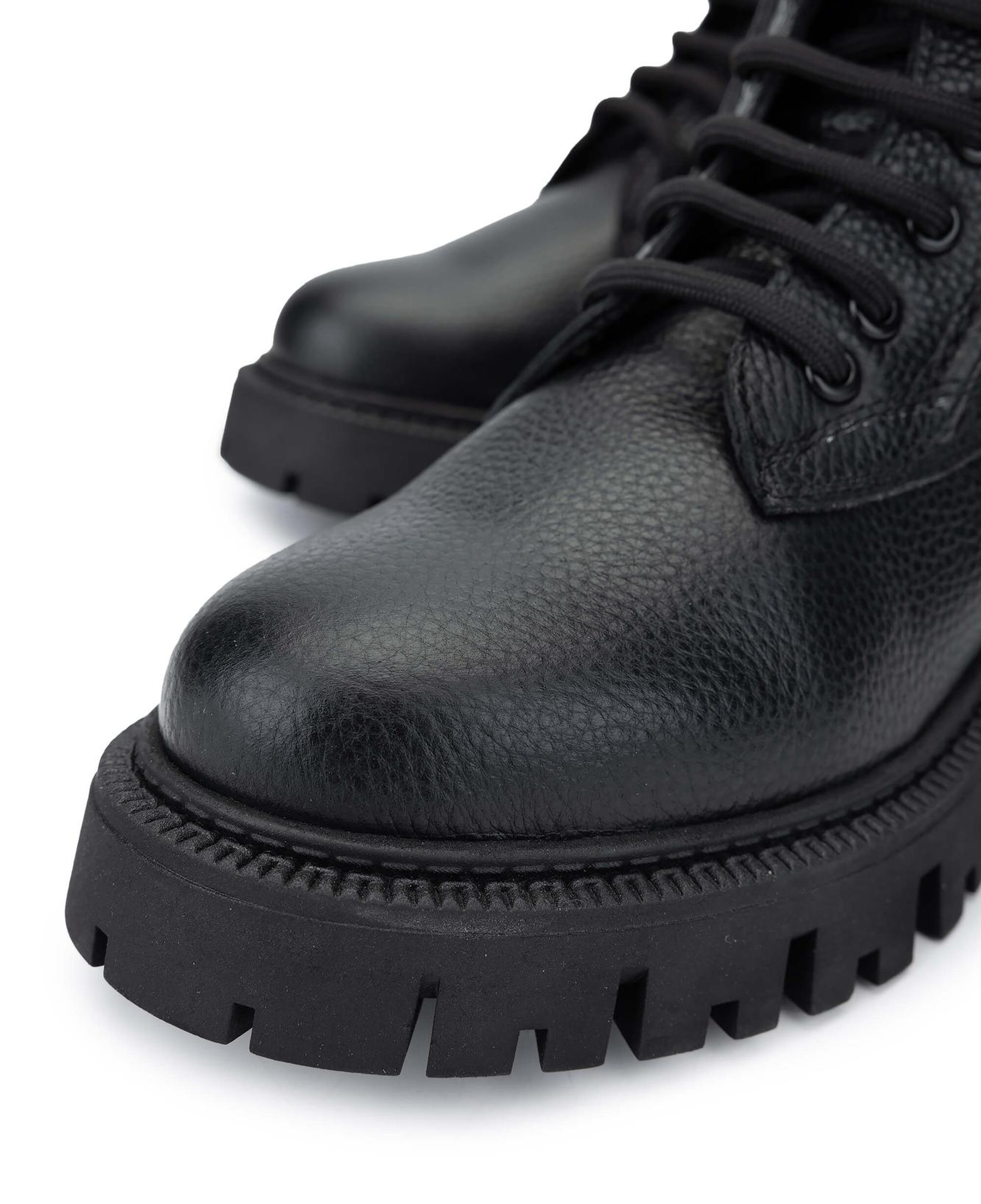 Tamer Tanca Kadın Hakiki Deri Siyah Floter Casual Bot