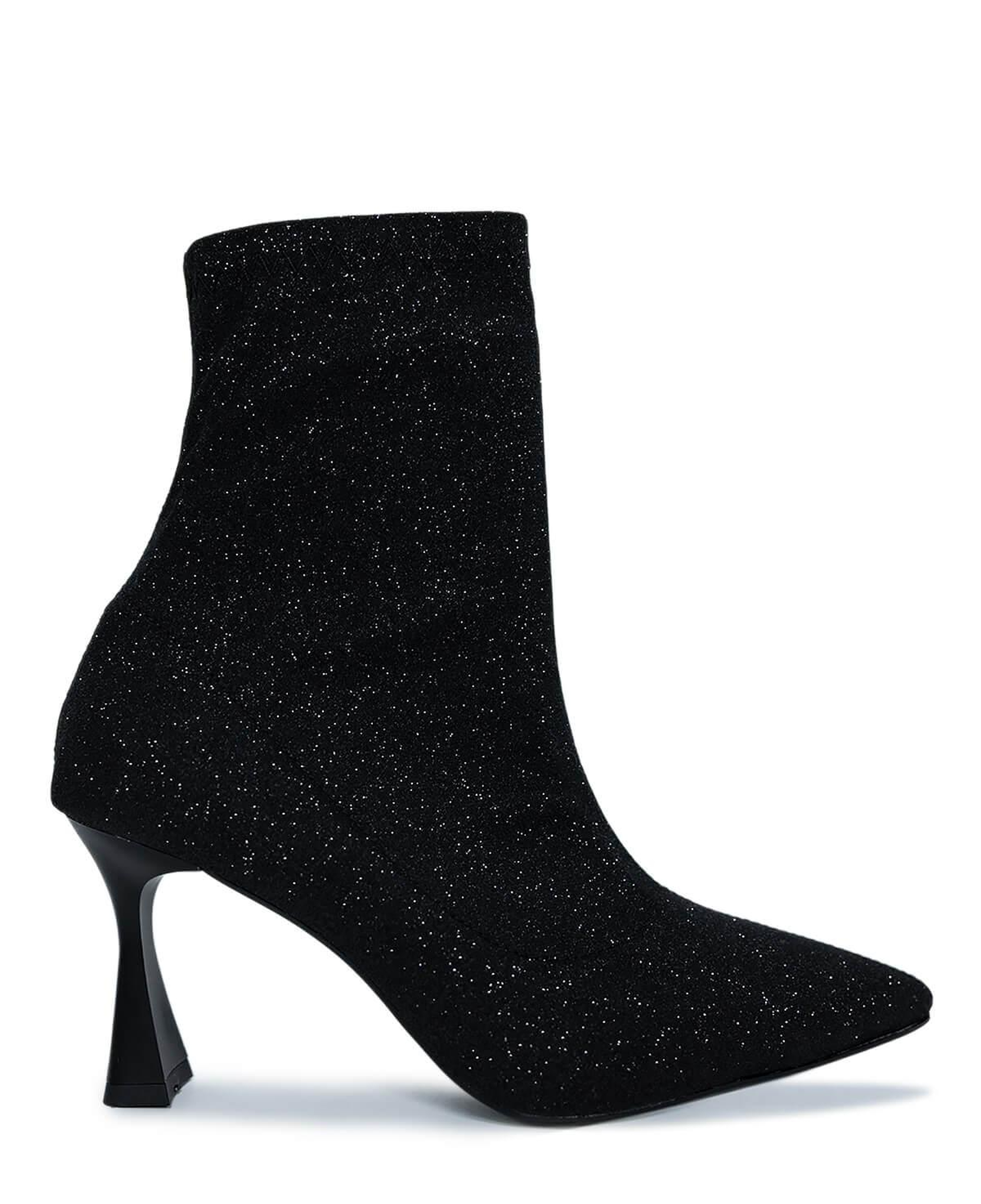 Tamer Tanca Kadın Tekstil Siyah Topuklu Bot