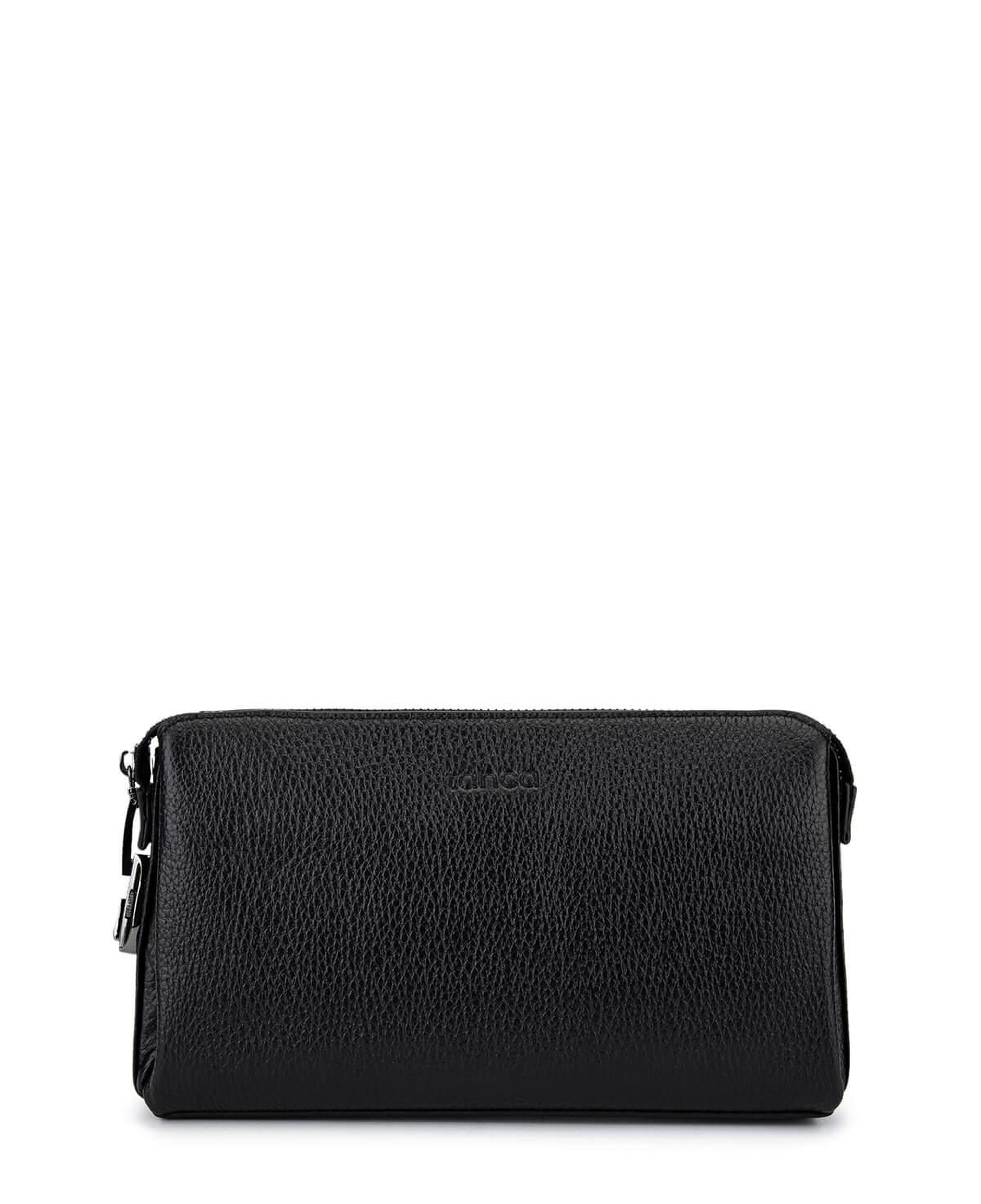 Tamer Tanca Erkek Hakiki Deri Siyah Floter El Çantası