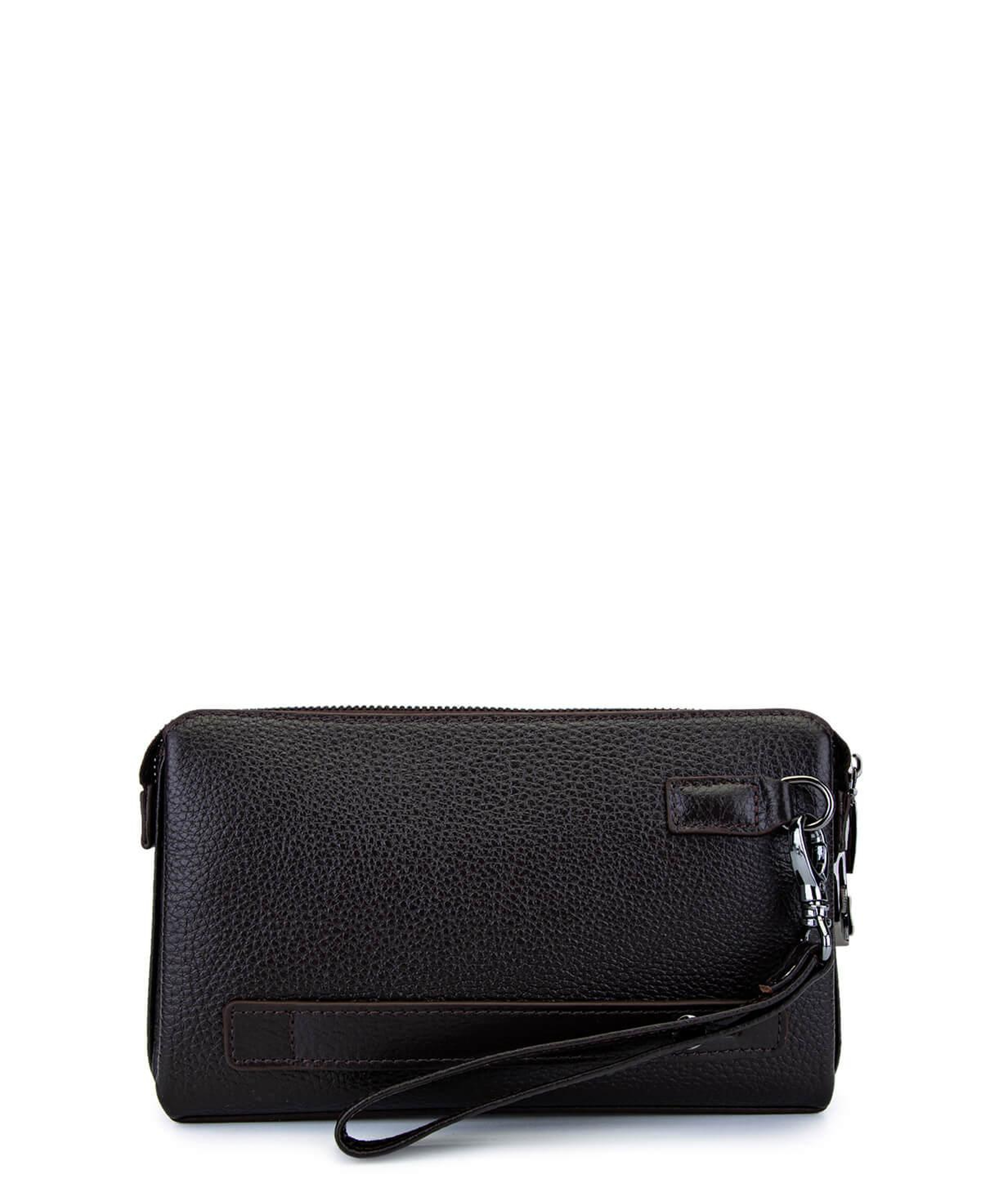 Tamer Tanca Erkek Hakiki Deri Kahverengi El Çantası