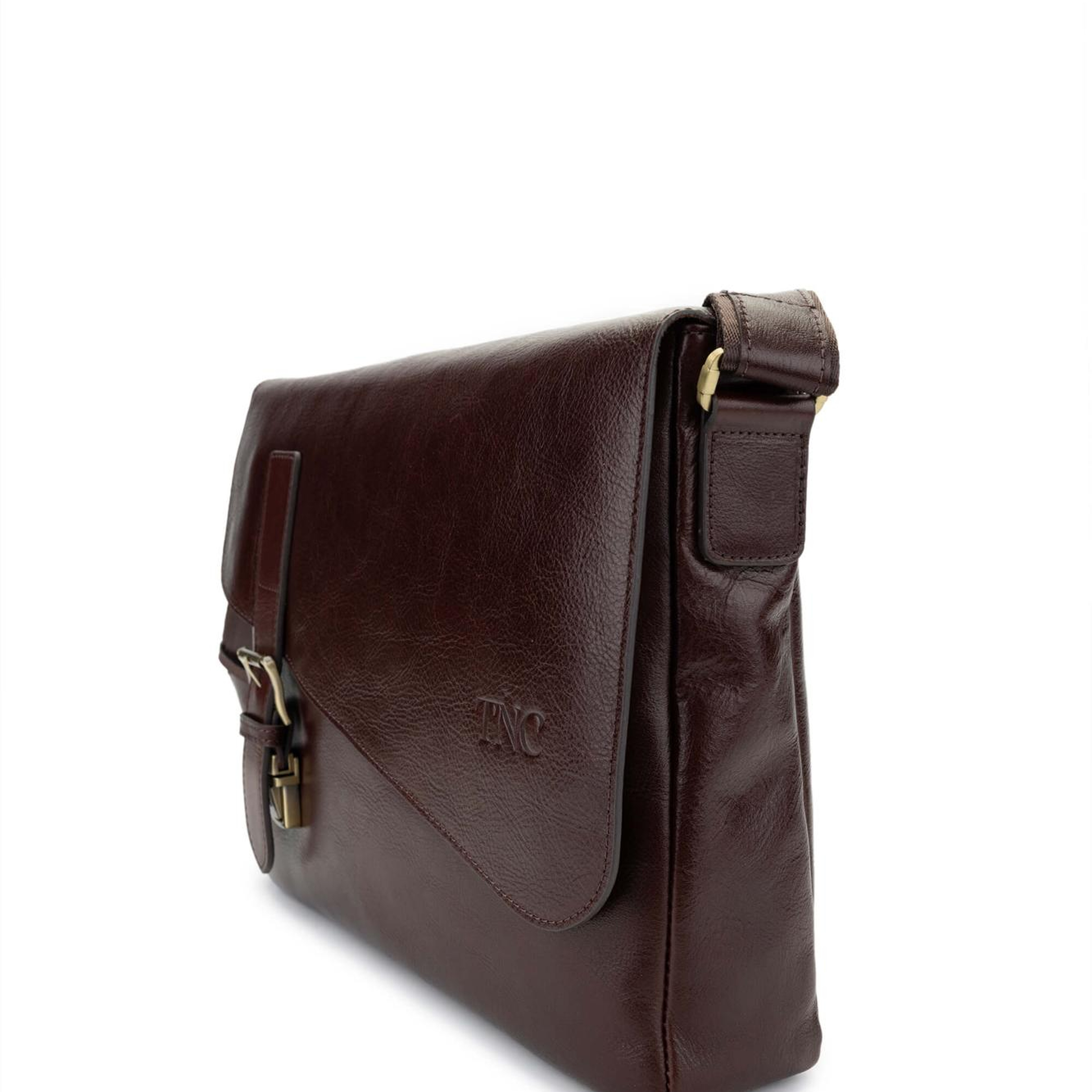 Tamer Tanca Erkek Hakiki Deri Kahverengi Postacı Çanta