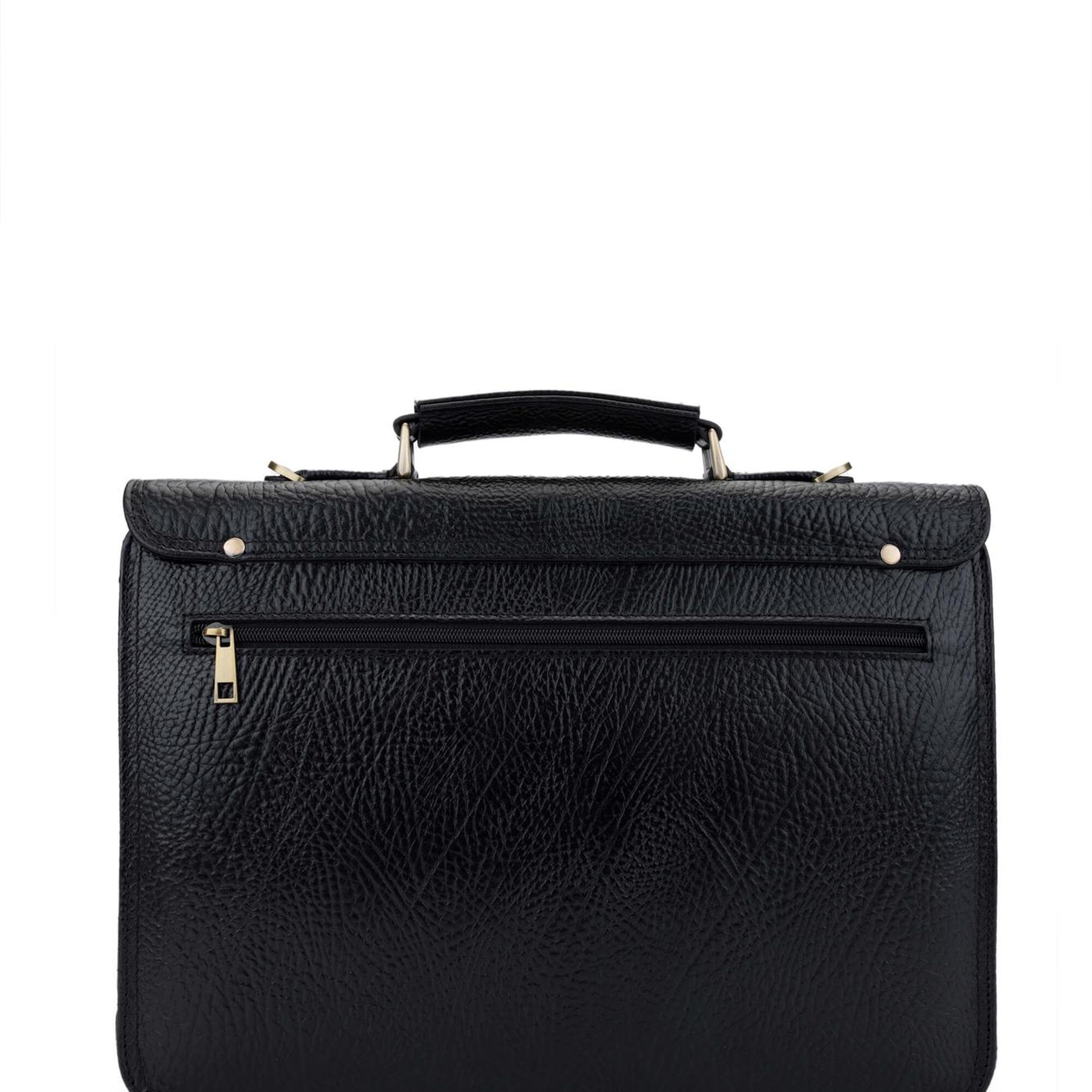 Tamer Tanca Erkek Hakiki Deri Siyah Evrak Çantası