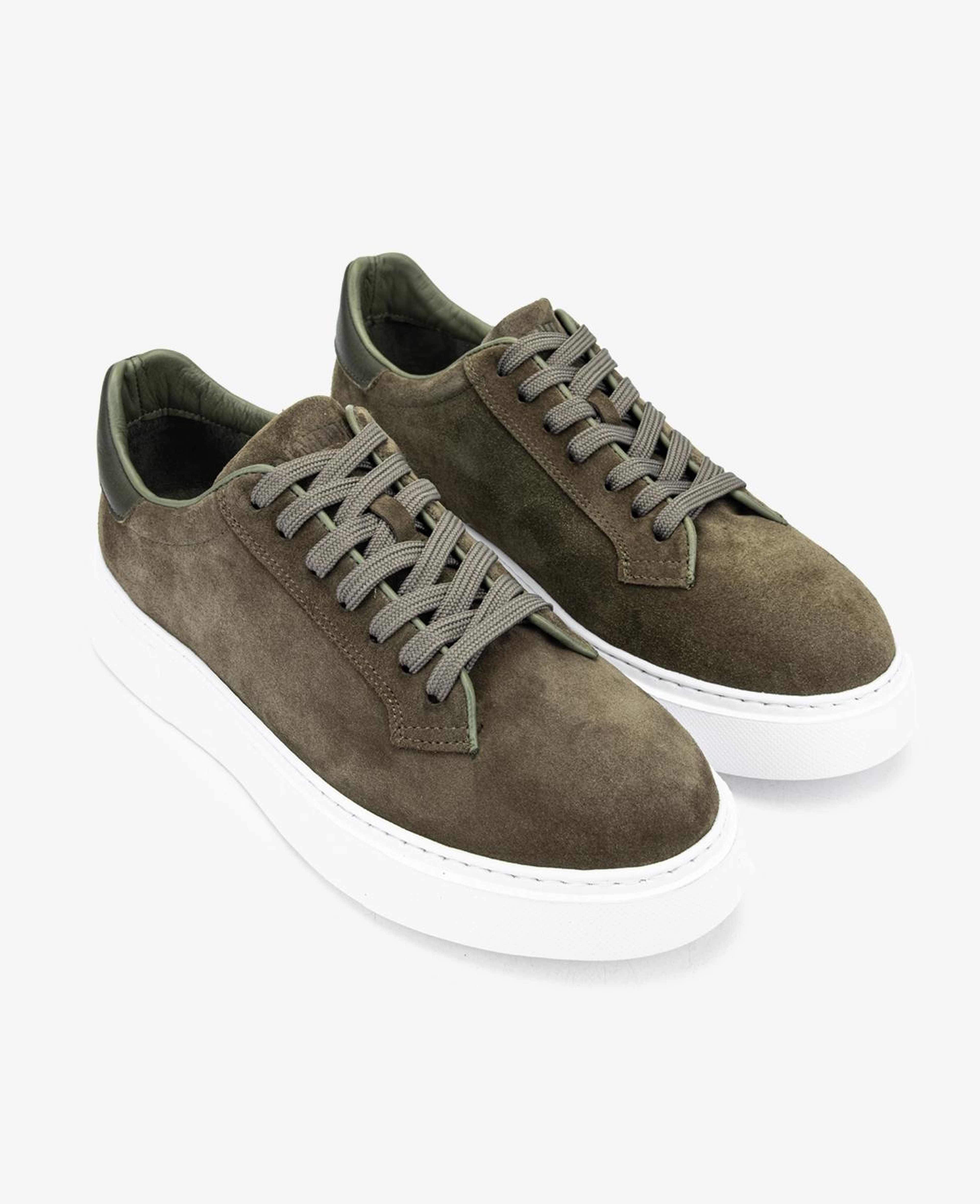 Valmenti Erkek Hakiki Deri Yeşil Sneakers & Spor Ayakkabı