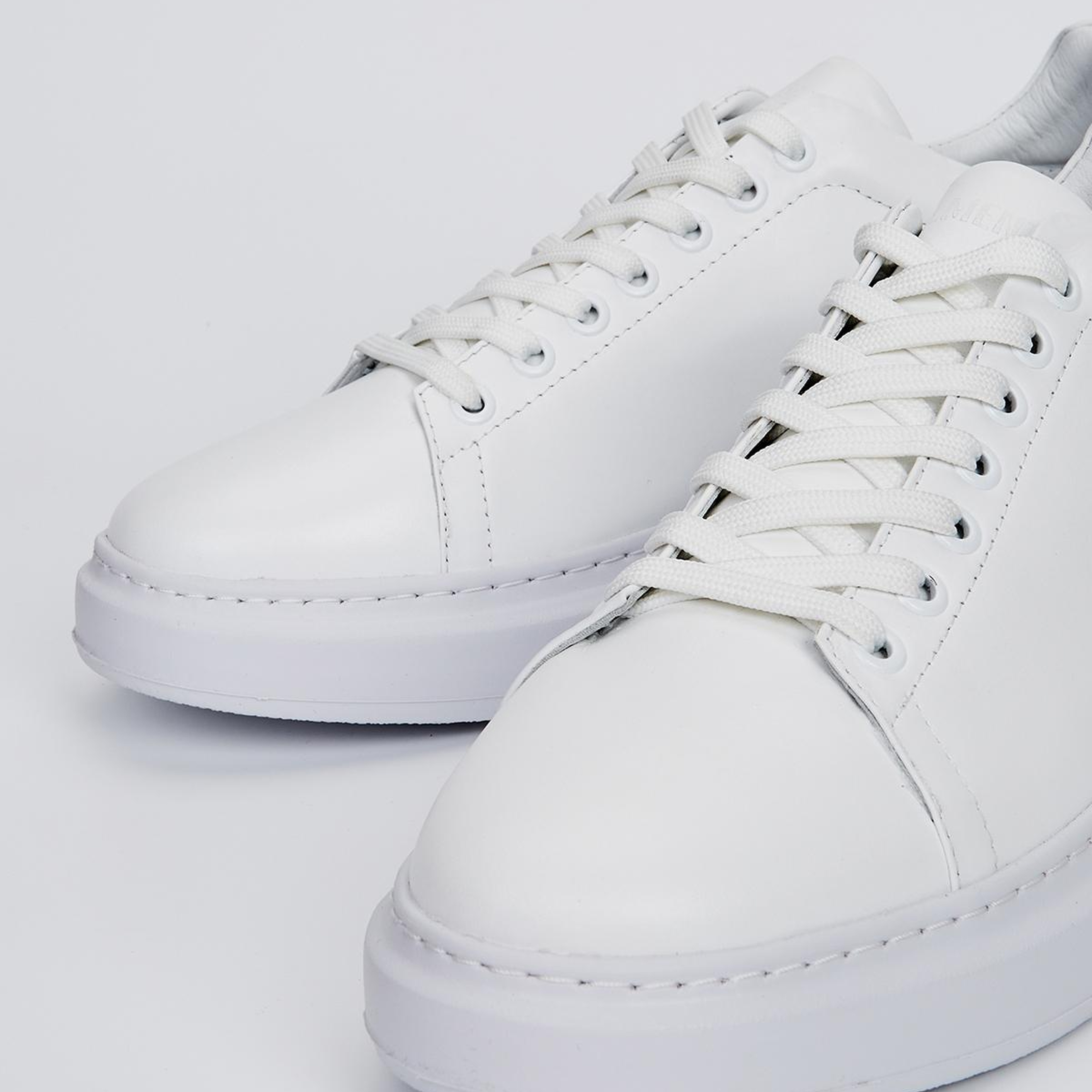 Valmenti Erkek Hakiki Deri Beyaz Sneakers & Spor Ayakkabı