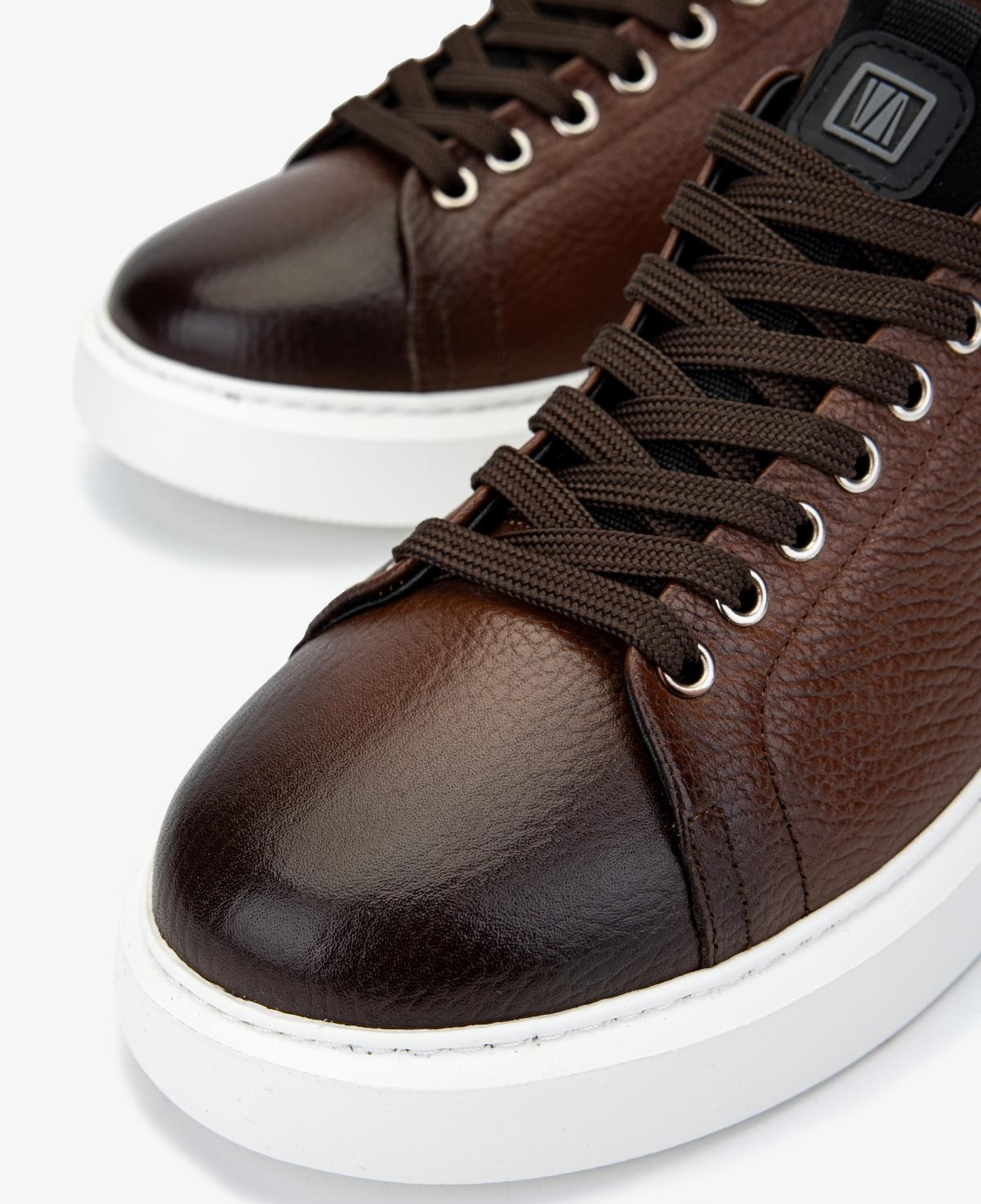 Valmenti Erkek Hakiki Deri Kahverengi Sneakers & Spor Ayakkabı