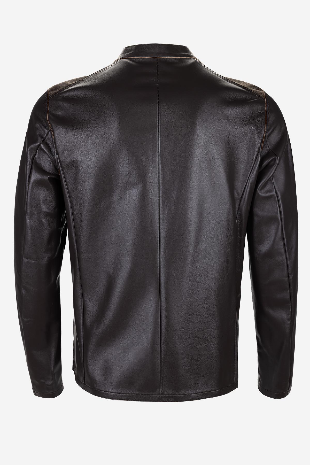 Valmenti Erkek Hakiki Deri Kahverengi Deri Mont