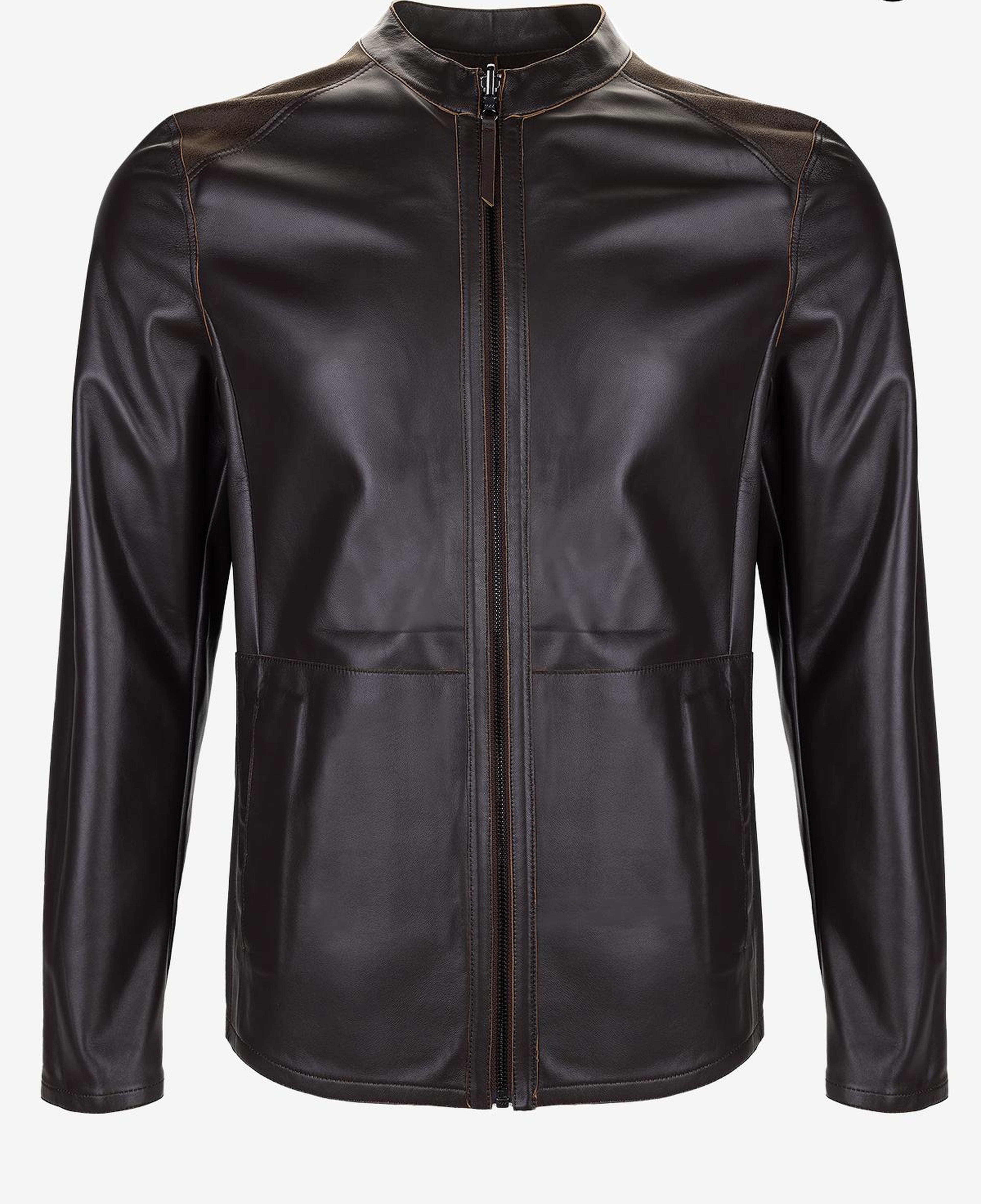 Valmenti Erkek Hakiki Deri Kahverengi Deri Mont