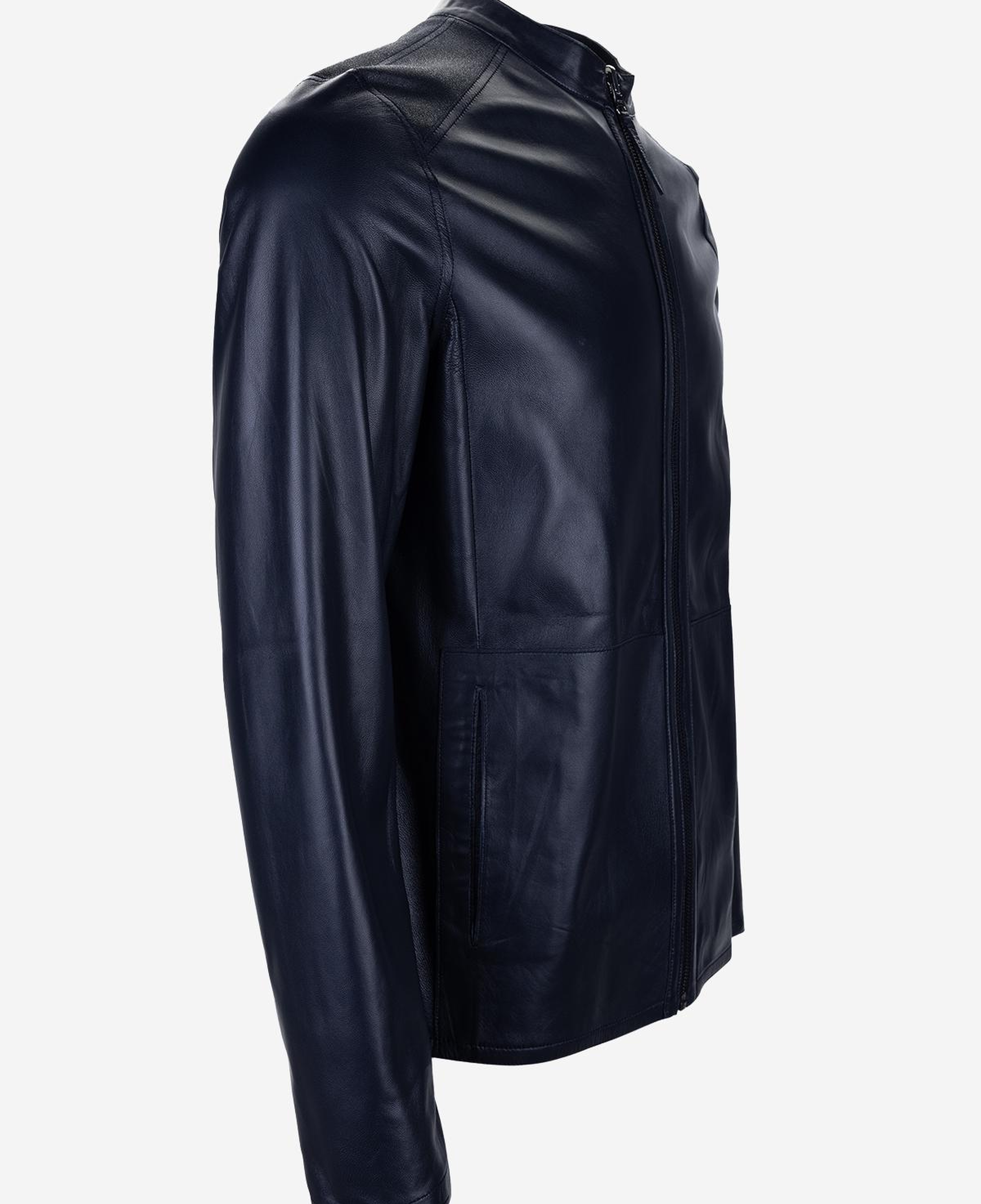 Valmenti Erkek Hakiki Deri Lacivert Deri Mont