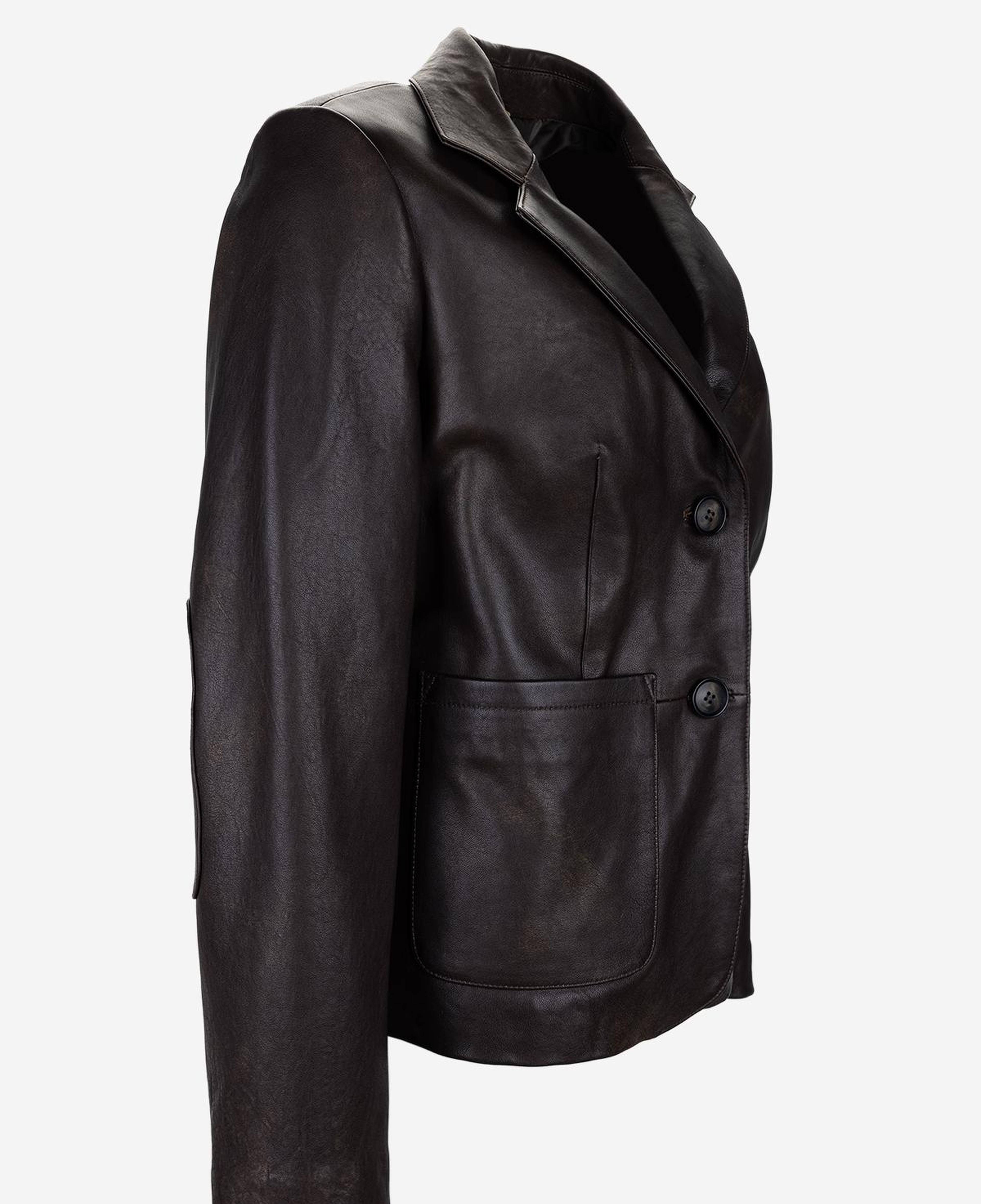 Valmenti Kadın Hakiki Deri Viski Eskitme Deri Mont