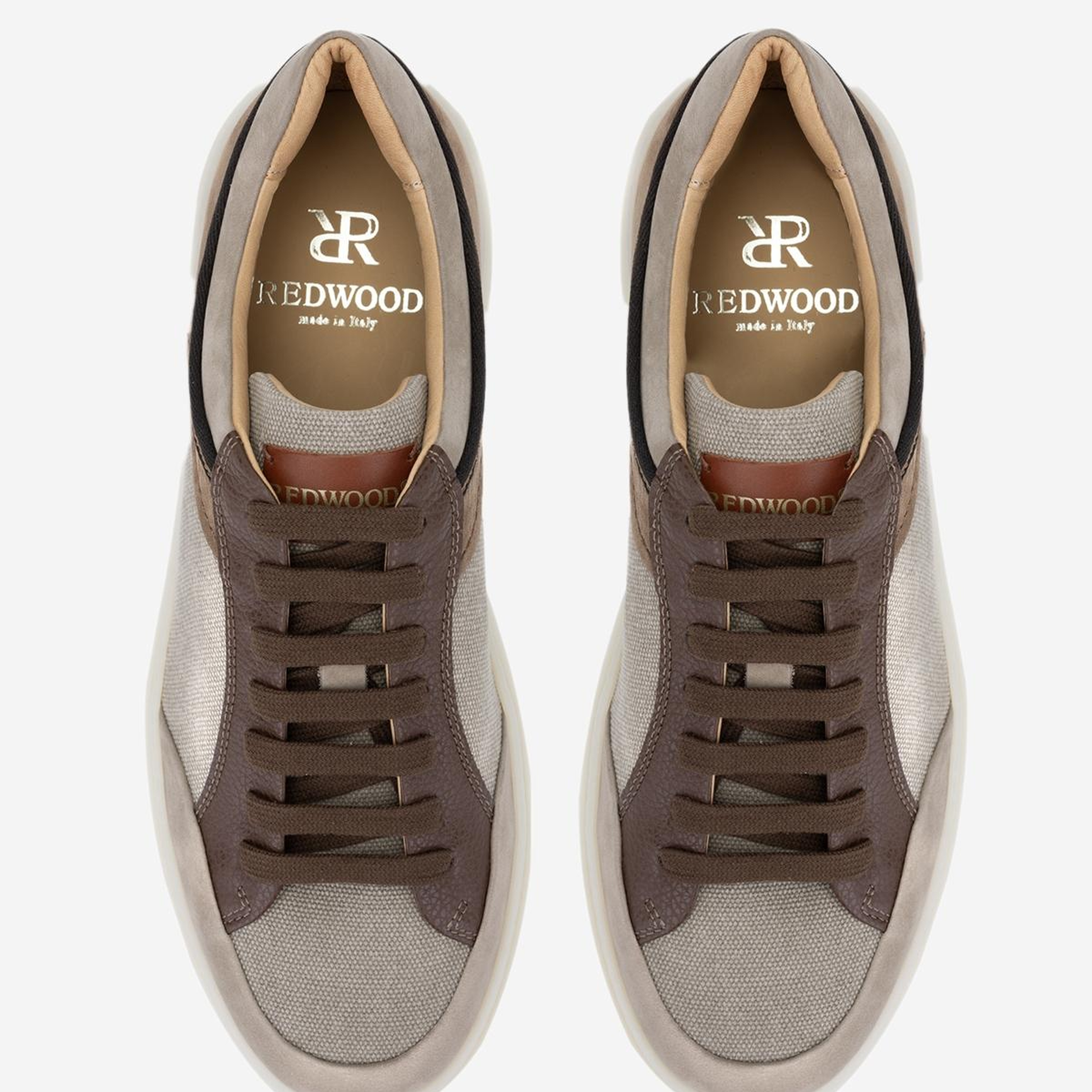 Redwood Erkek Deri & Tekstil Taupe Sneakers & Spor Ayakkabı
