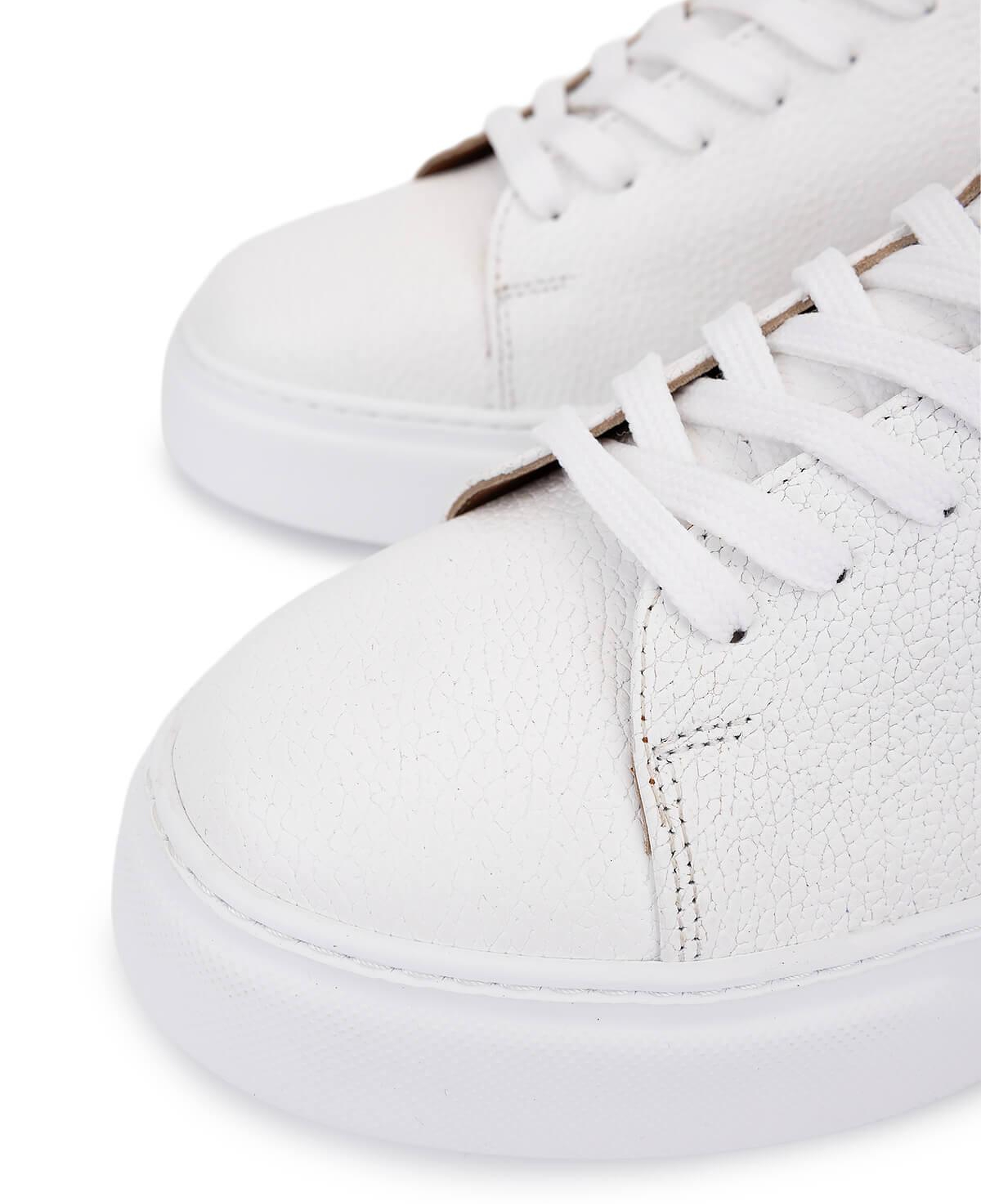 Tamer Tanca Erkek Hakiki Deri Beyaz Sneakers & Spor Ayakkabı