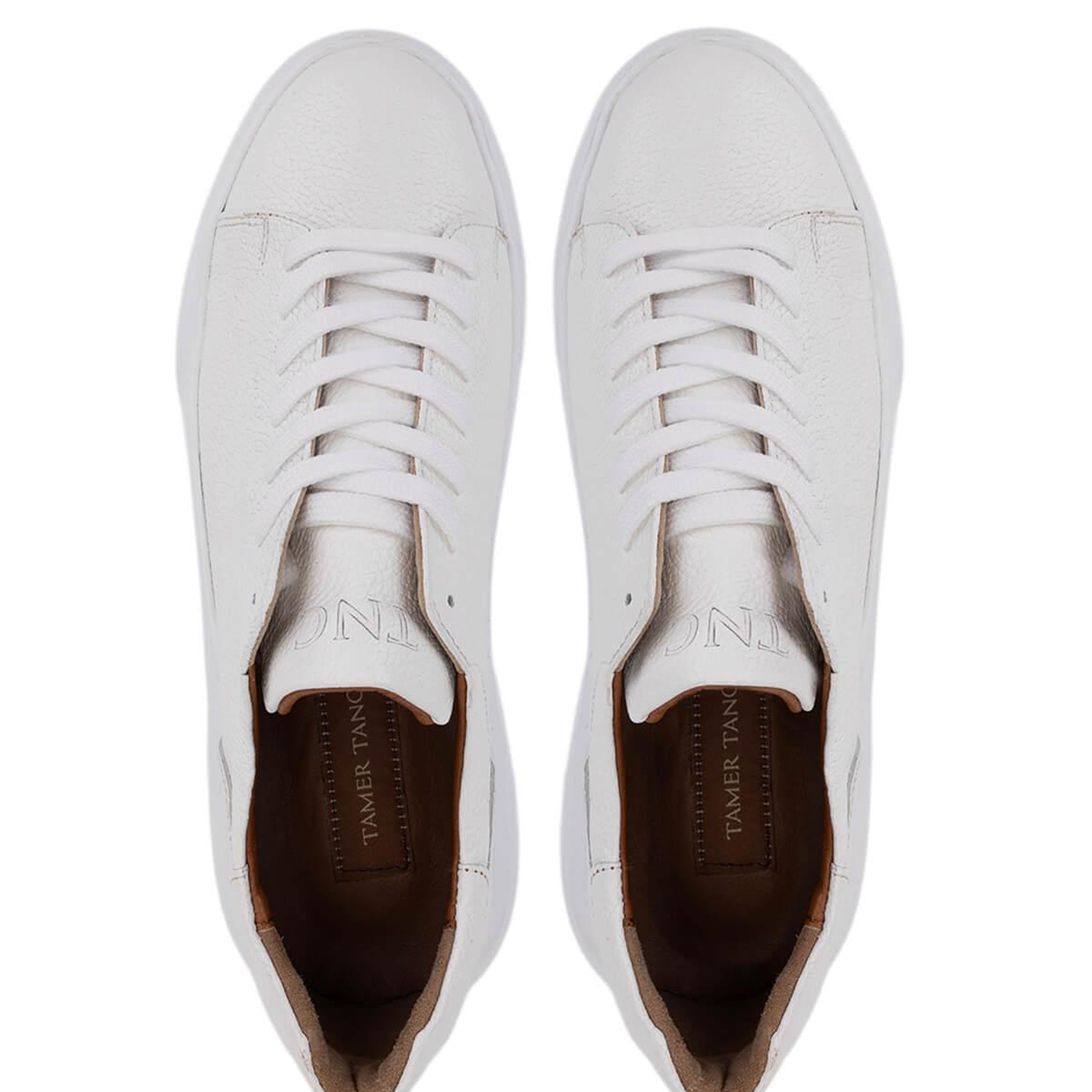 Tamer Tanca Erkek Hakiki Deri Beyaz Sneakers & Spor Ayakkabı