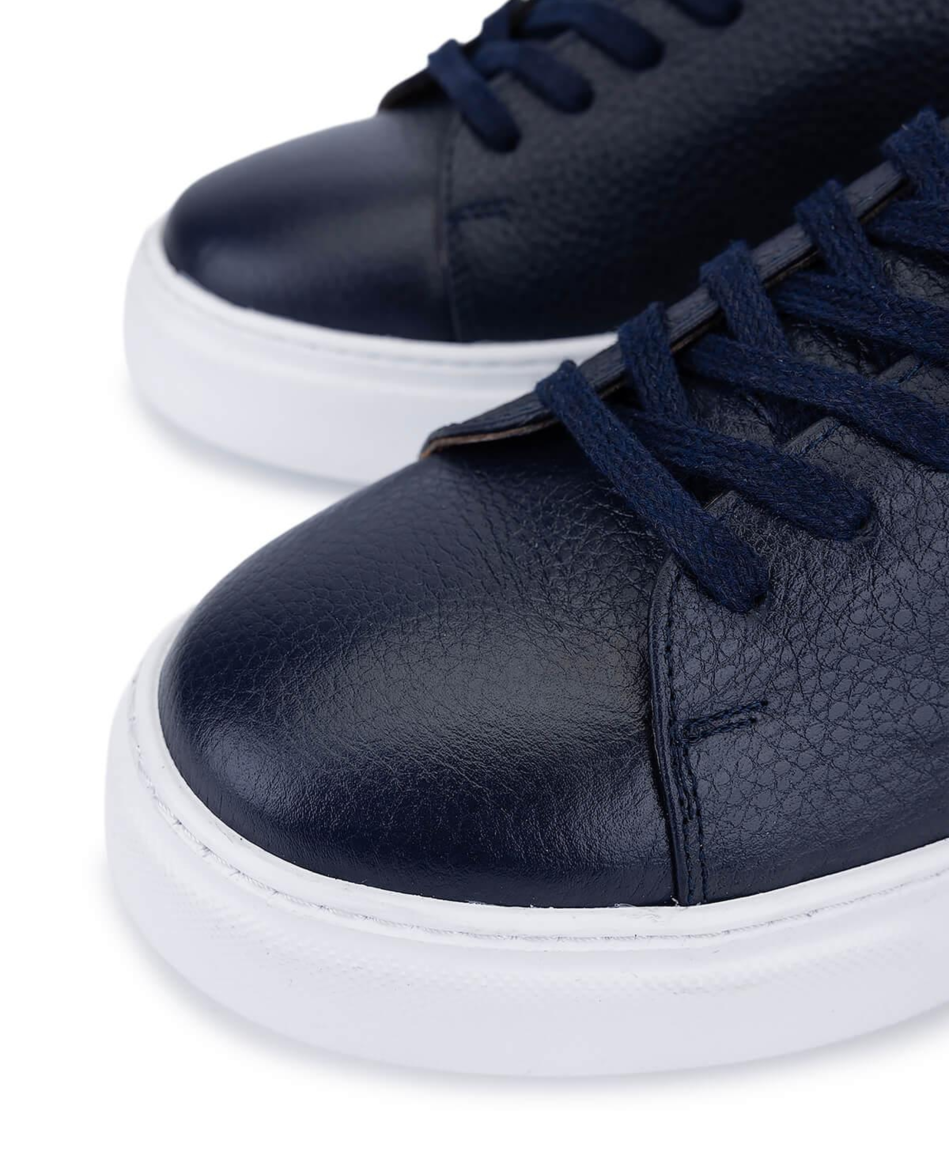 Tamer Tanca Erkek Hakiki Deri Lacivert Sneakers & Spor Ayakkabı