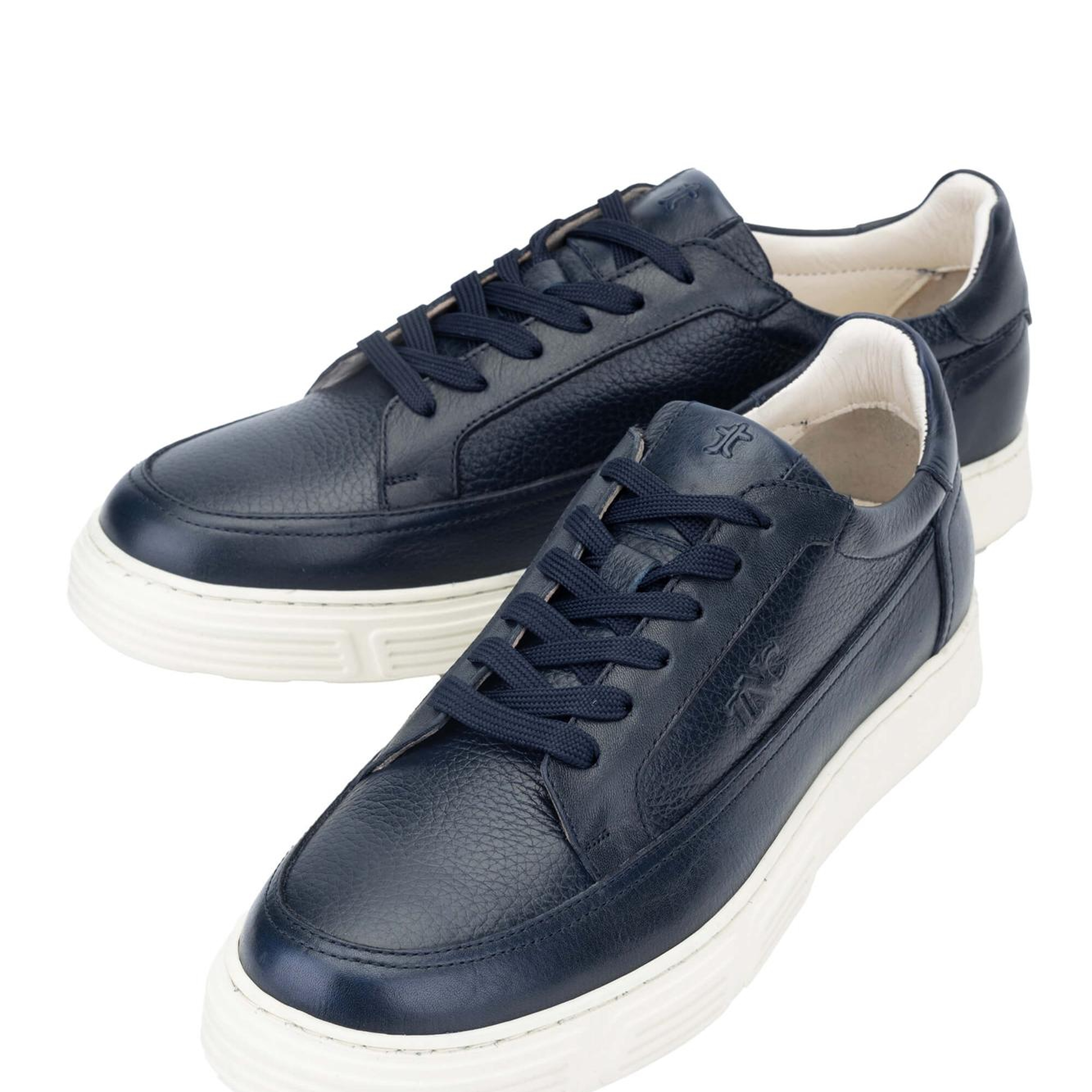 Tamer Tanca Erkek Hakiki Deri Lacivert Sneakers & Spor Ayakkabı