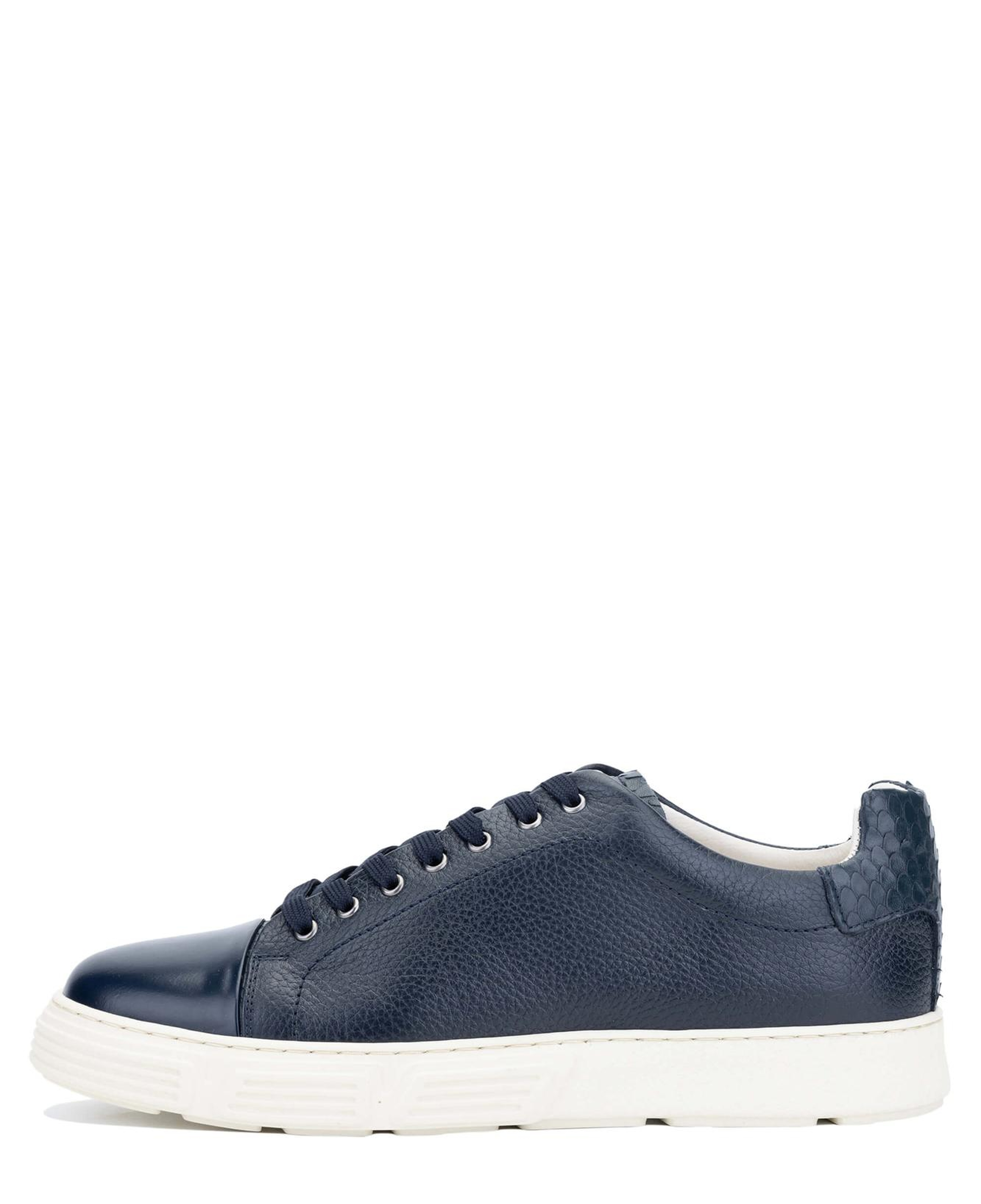 Tamer Tanca Erkek Hakiki Deri Lacivert Sneakers & Spor Ayakkabı