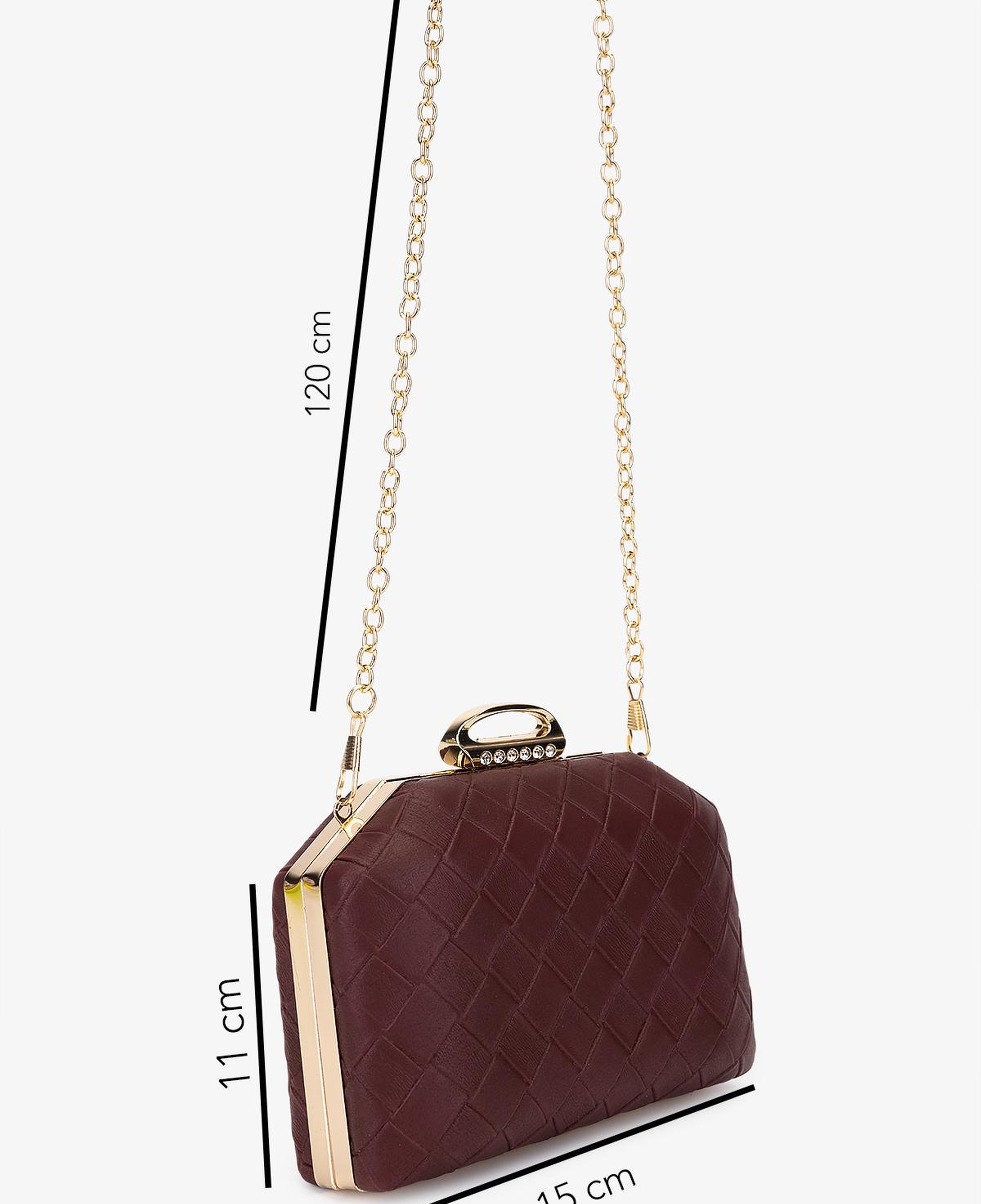 Valmenti Kadın Vegan Bordo Abiye Çanta