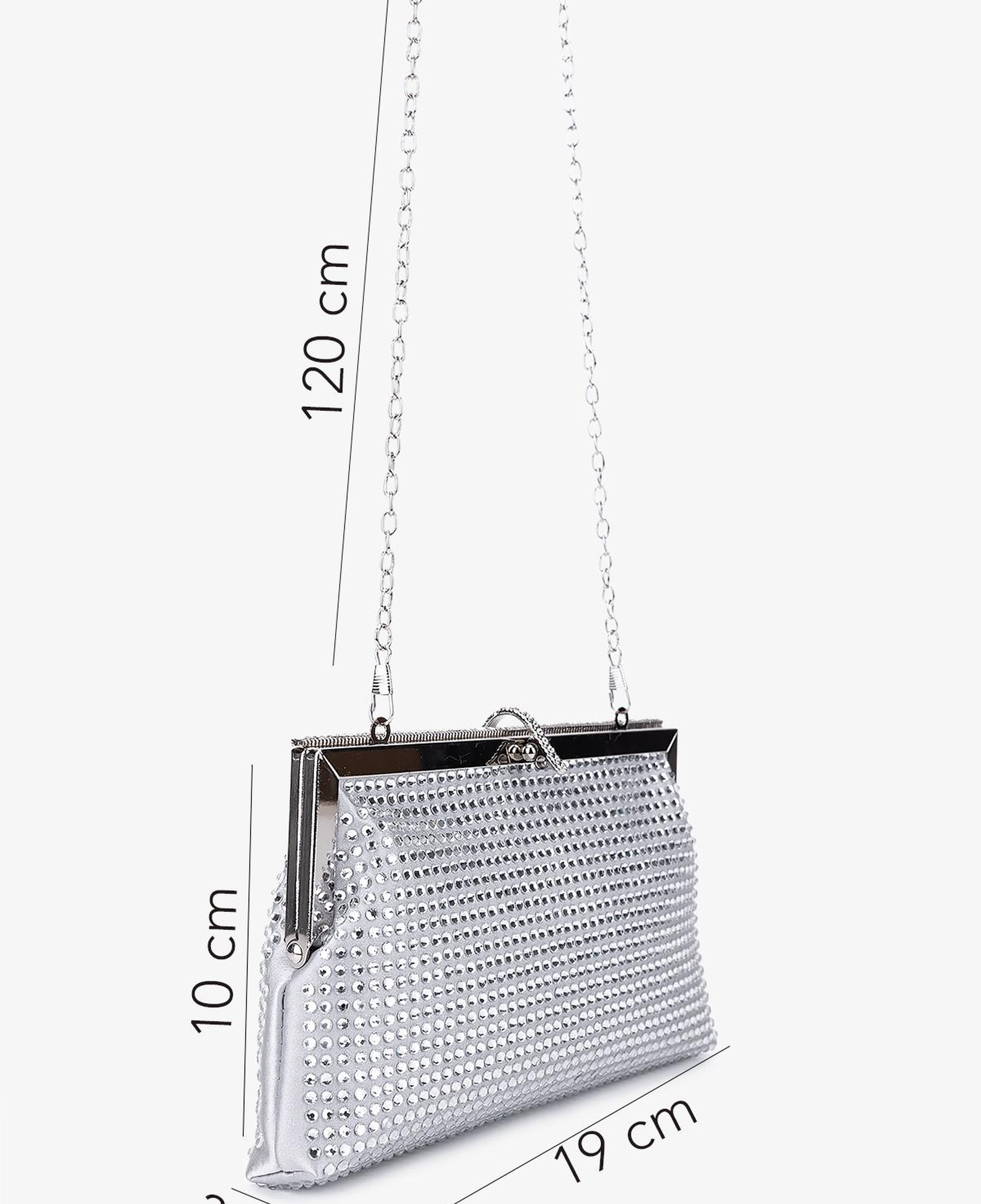 Valmenti Kadın Vegan Gri Abiye Çanta