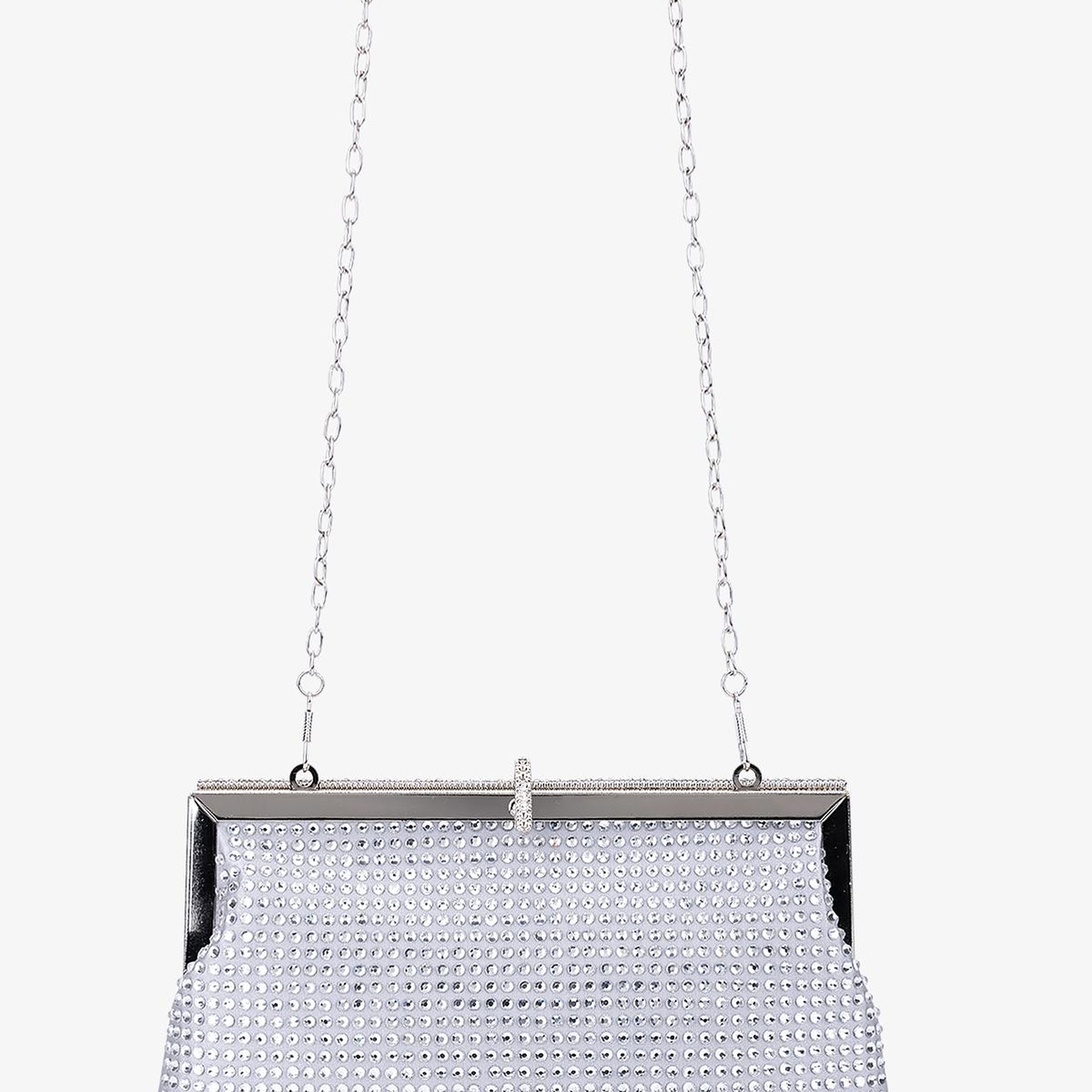 Valmenti Kadın Vegan Gri Abiye Çanta