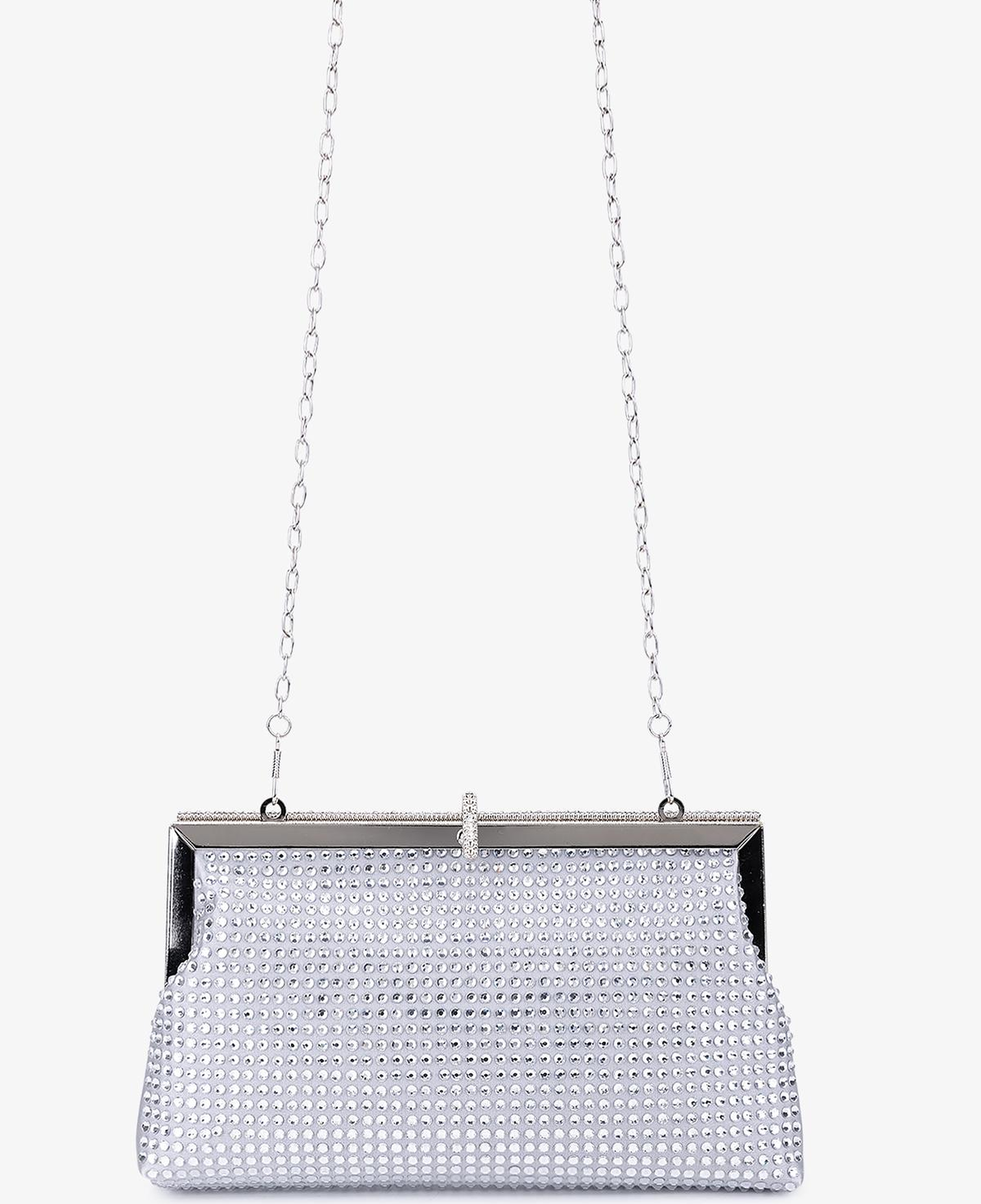 Valmenti Kadın Vegan Gri Abiye Çanta