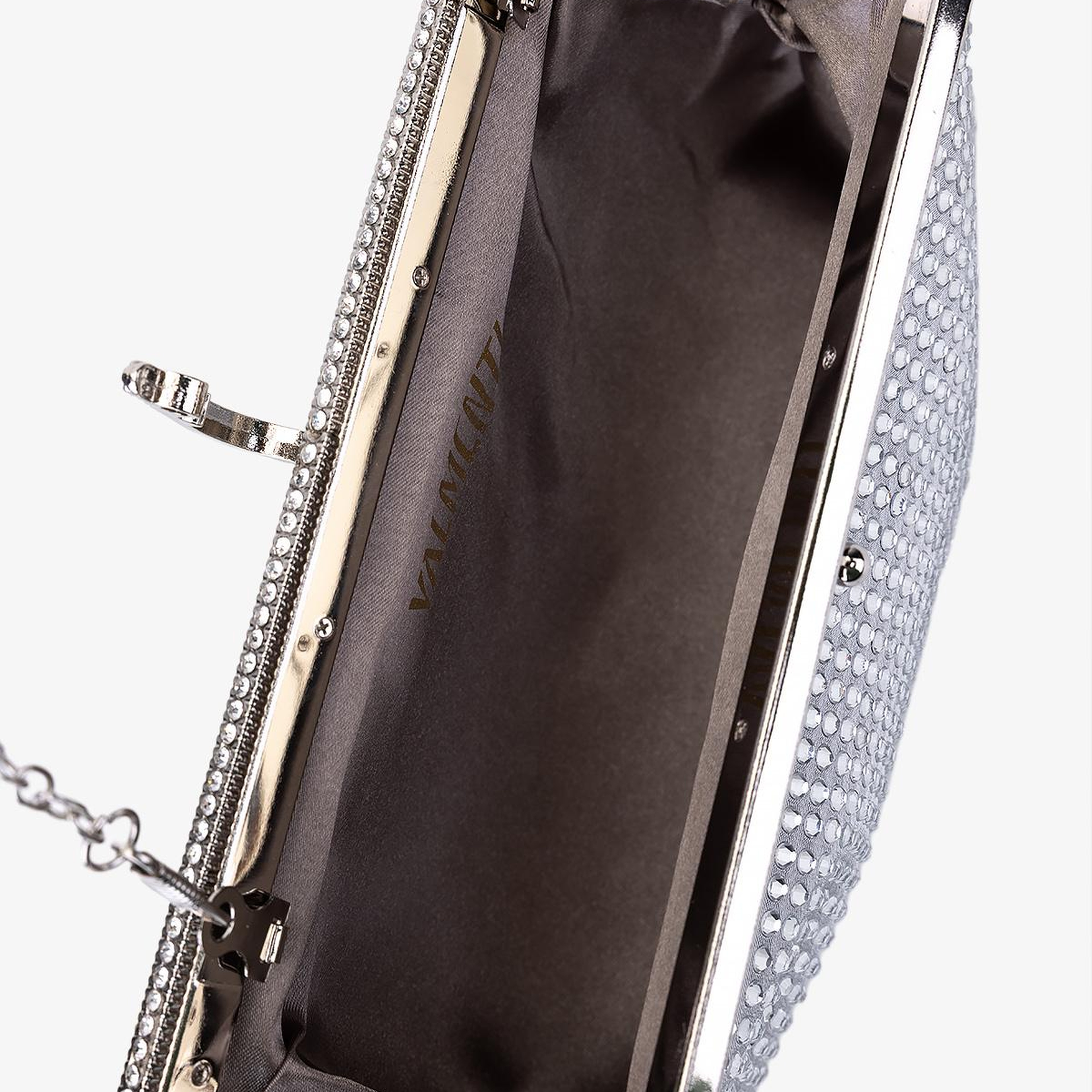 Valmenti Kadın Vegan Gri Abiye Çanta