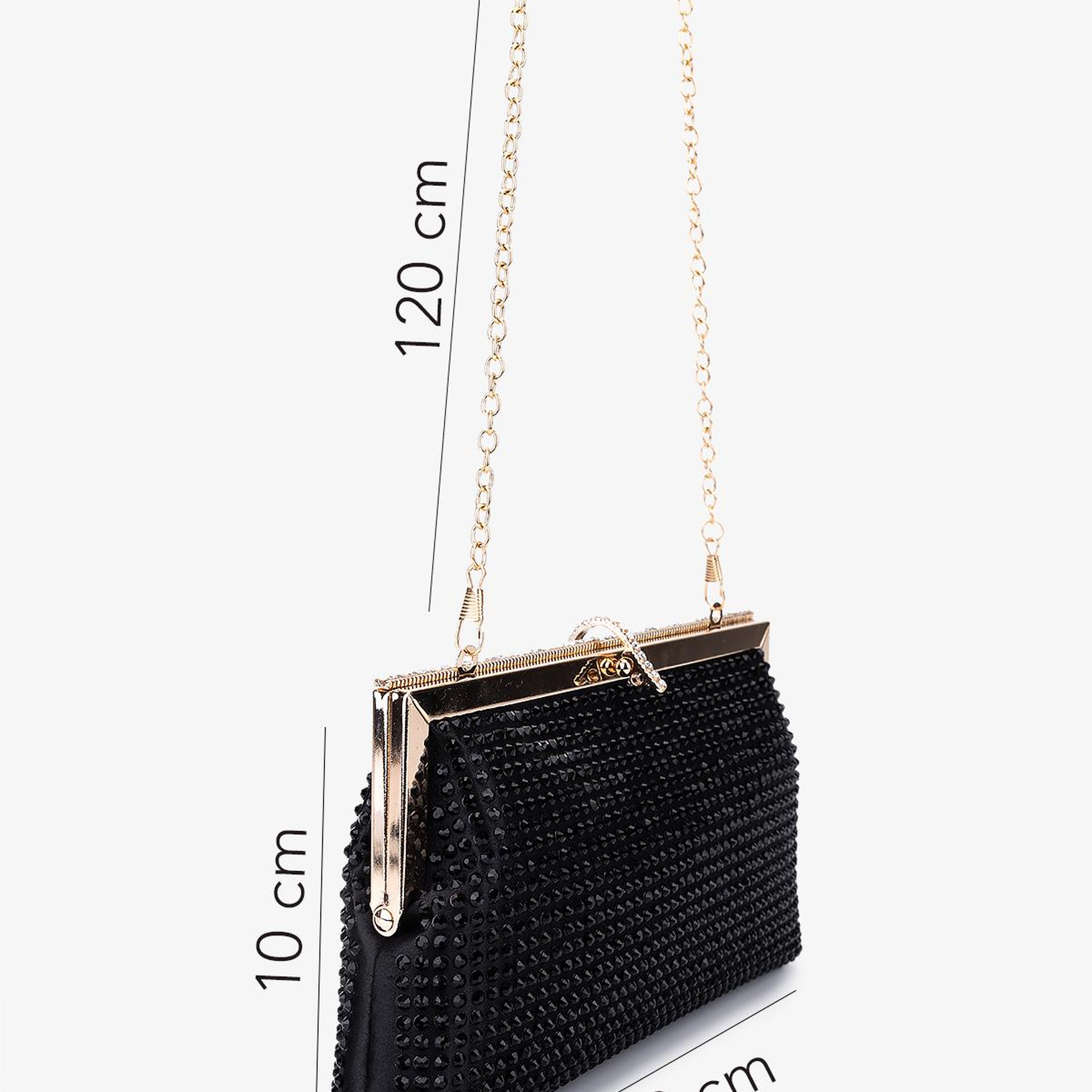 Valmenti Kadın Vegan Siyah Abiye Çanta