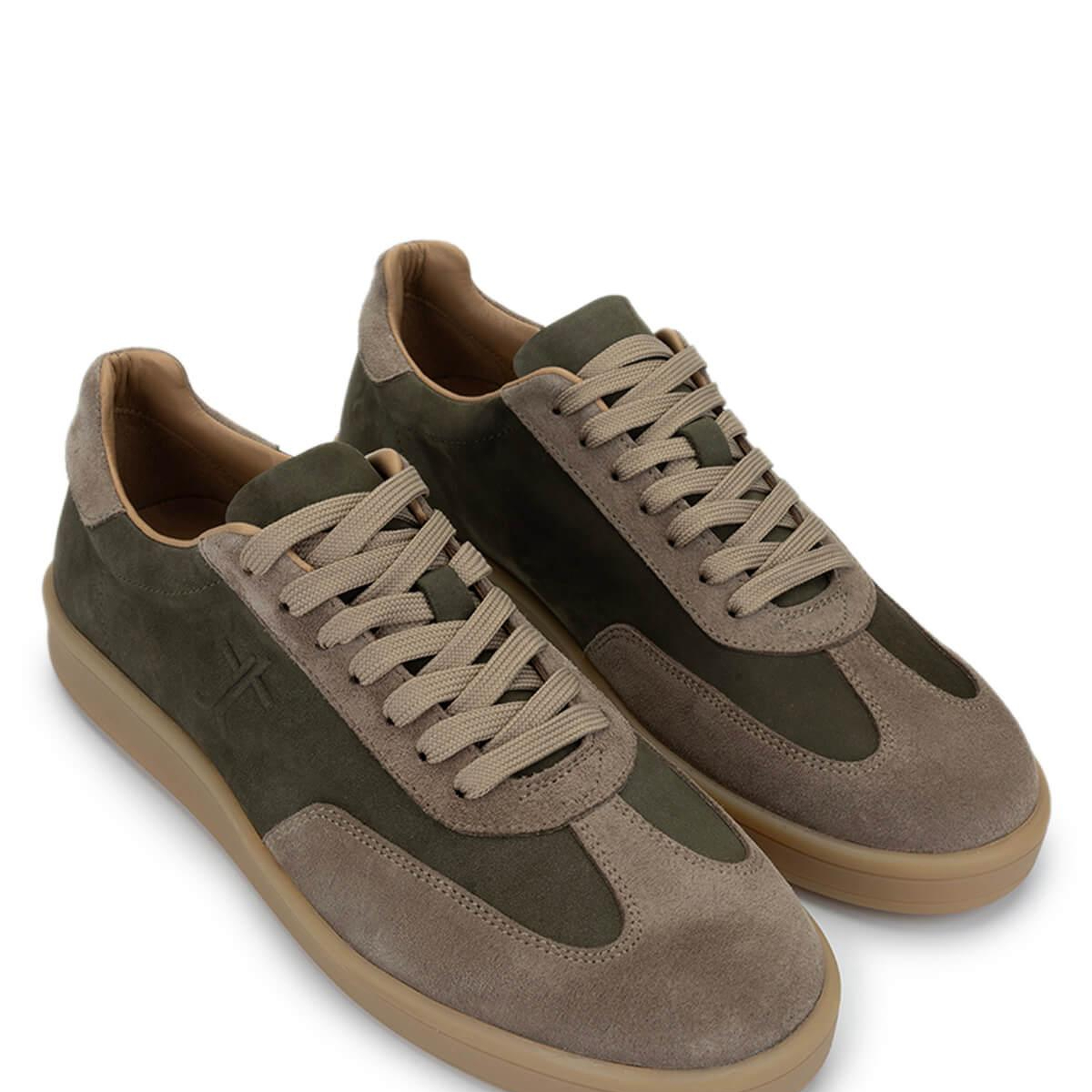 Tamer Tanca Erkek Hakiki Deri Haki Sneakers & Spor Ayakkabı