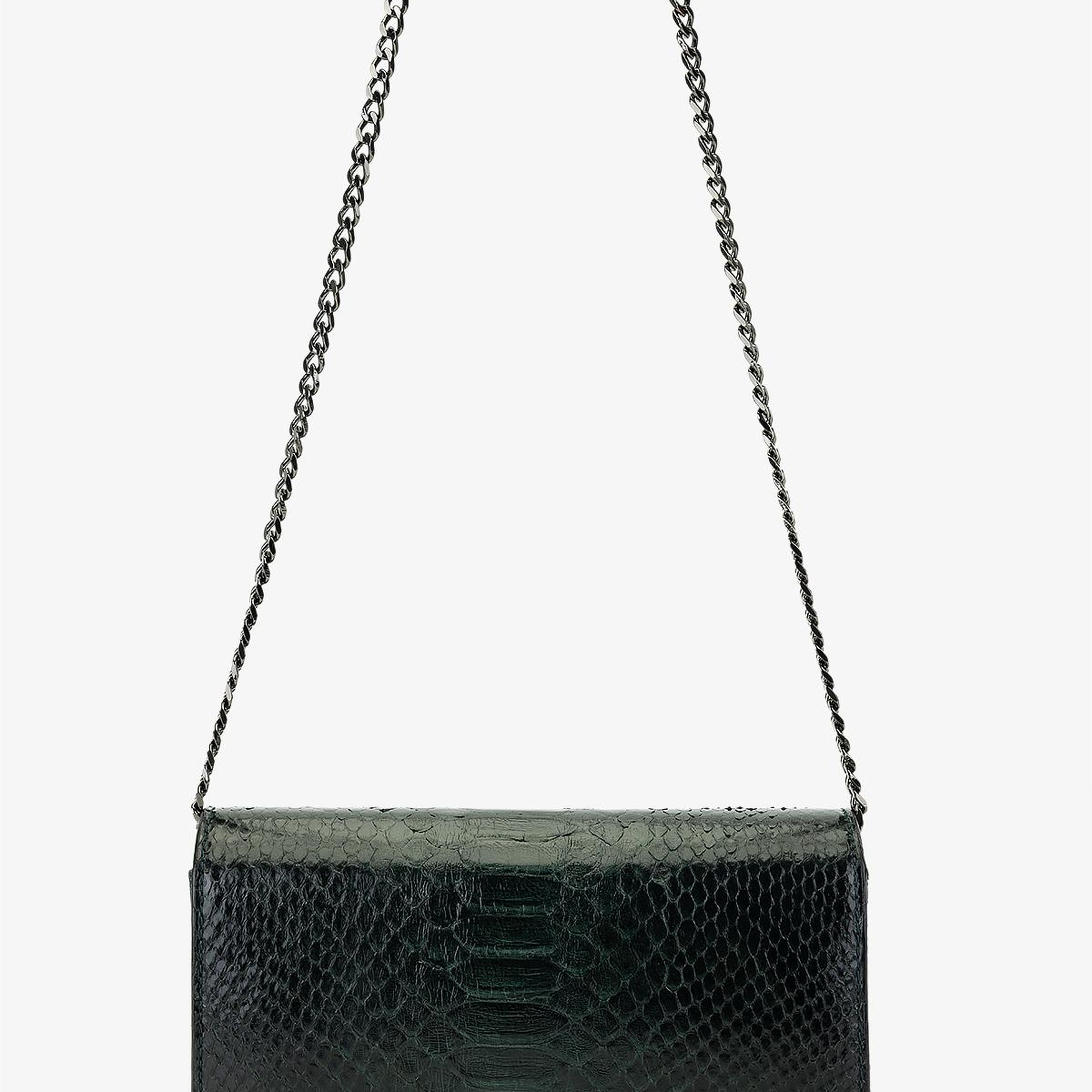 Valmenti Kadın Hakiki Deri Yeşil Omuz Çanta