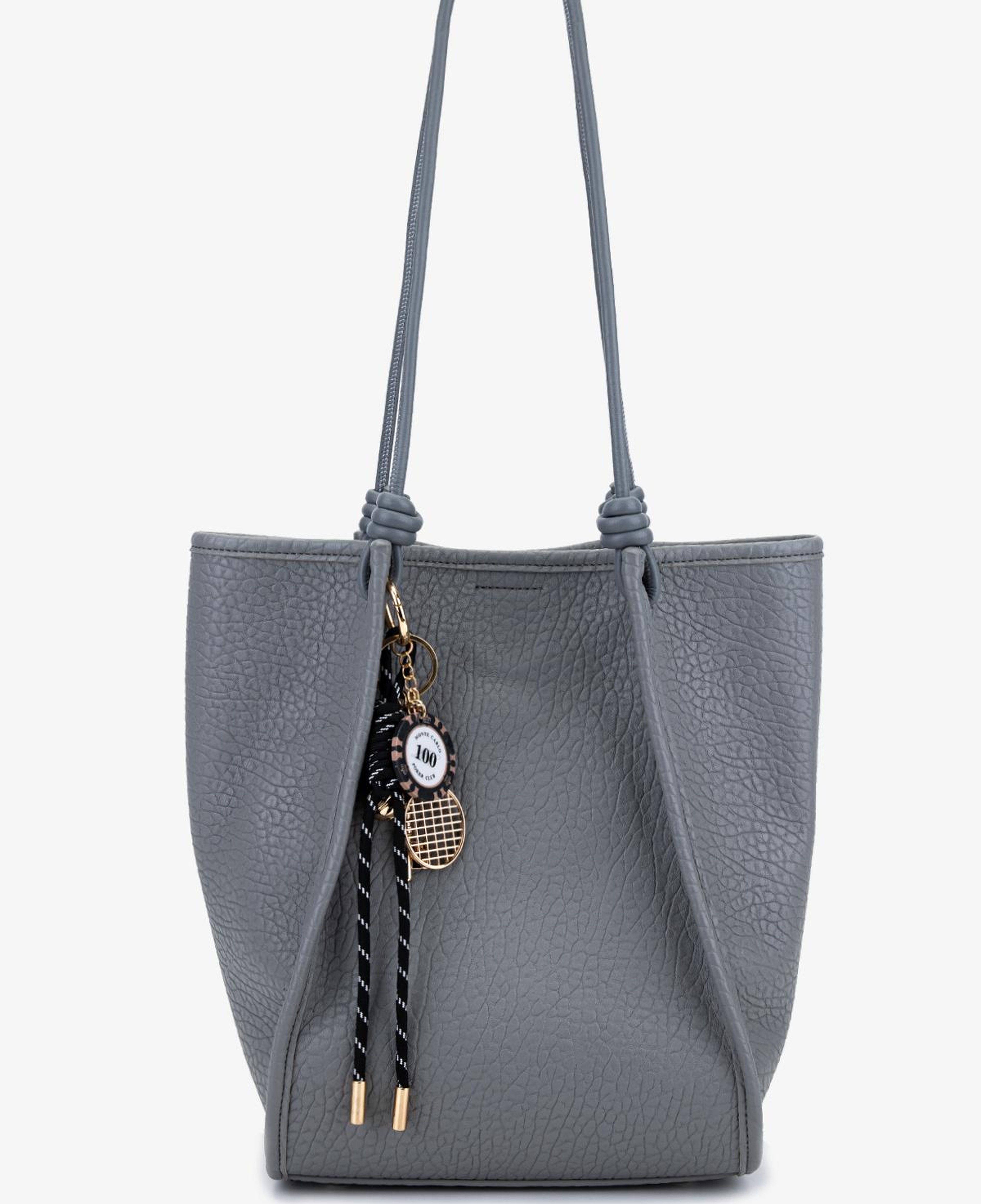 Valmenti Kadın Suni Deri Gri Omuz Çanta