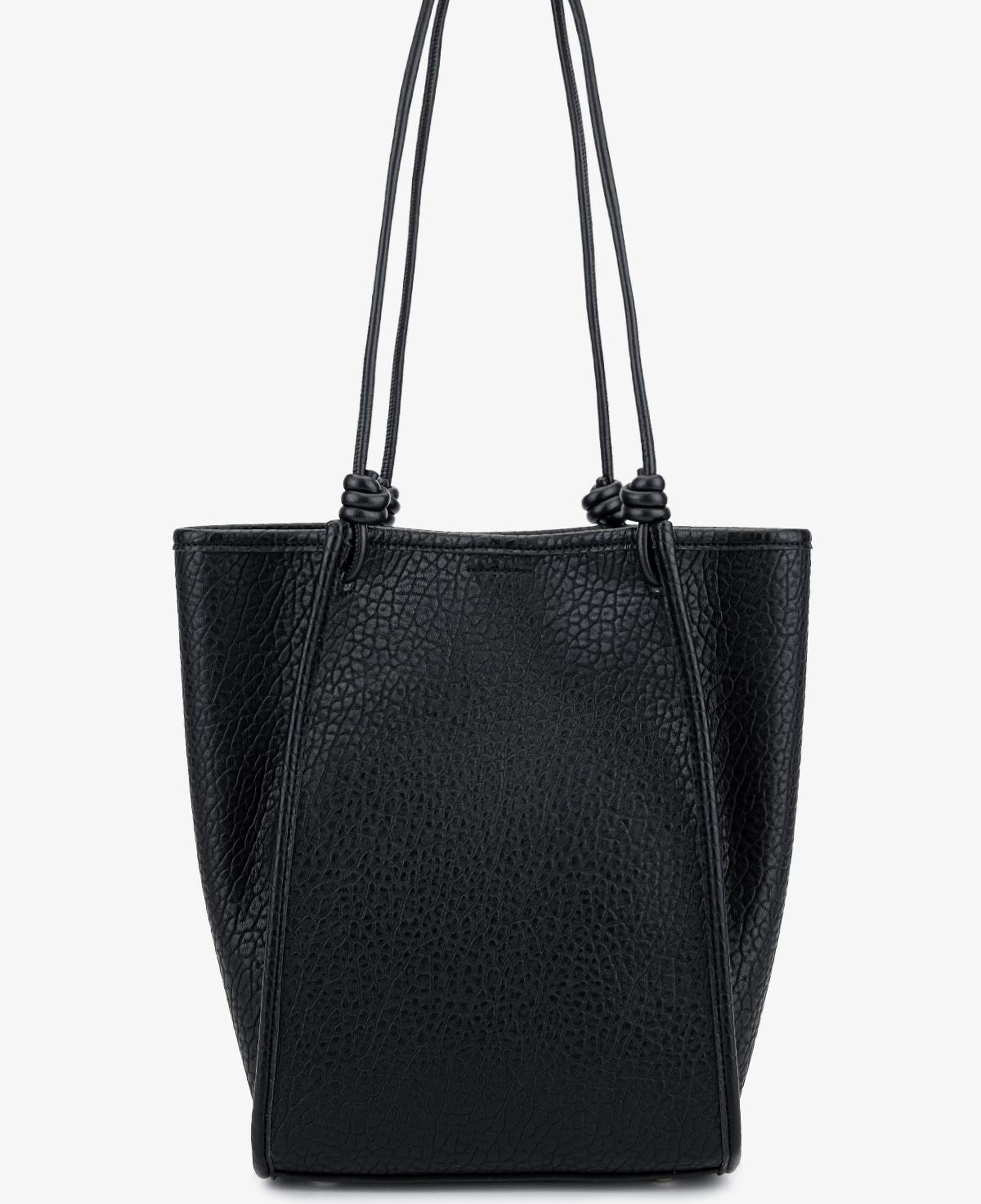 Valmenti Kadın Suni Deri Siyah Omuz Çanta