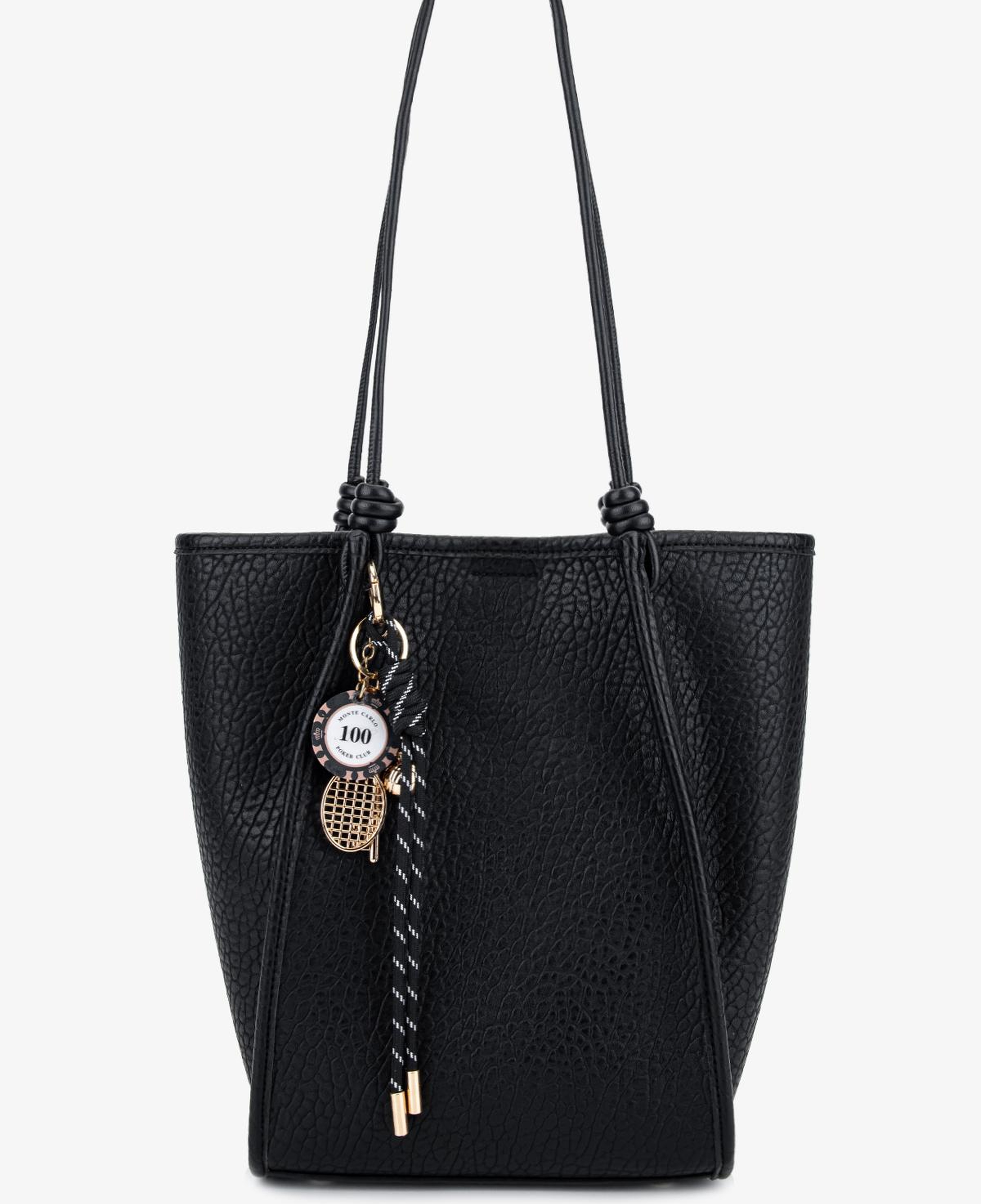 Valmenti Kadın Suni Deri Siyah Omuz Çanta