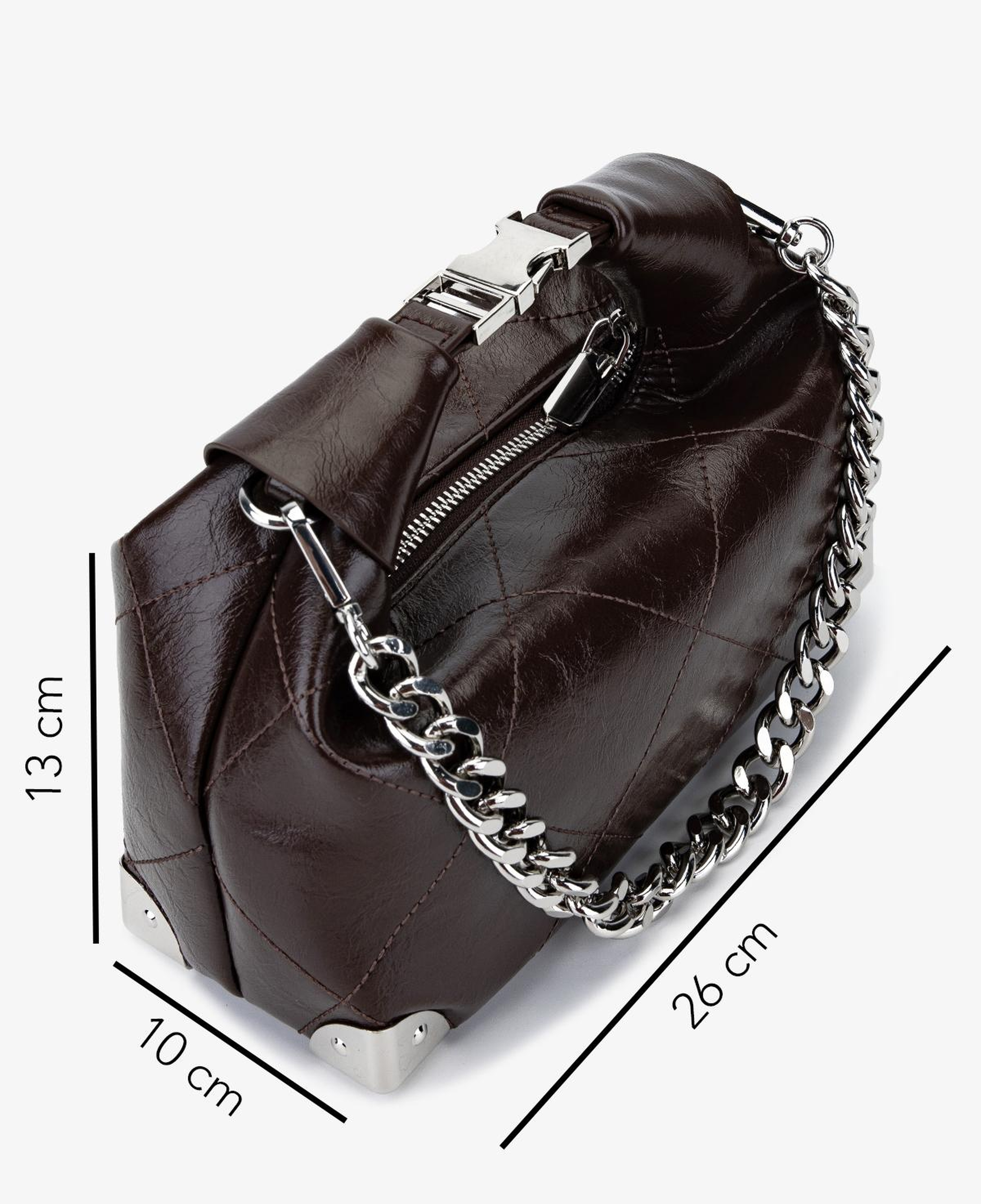 Valmenti Kadın Suni Deri Kahverengi Omuz Çanta