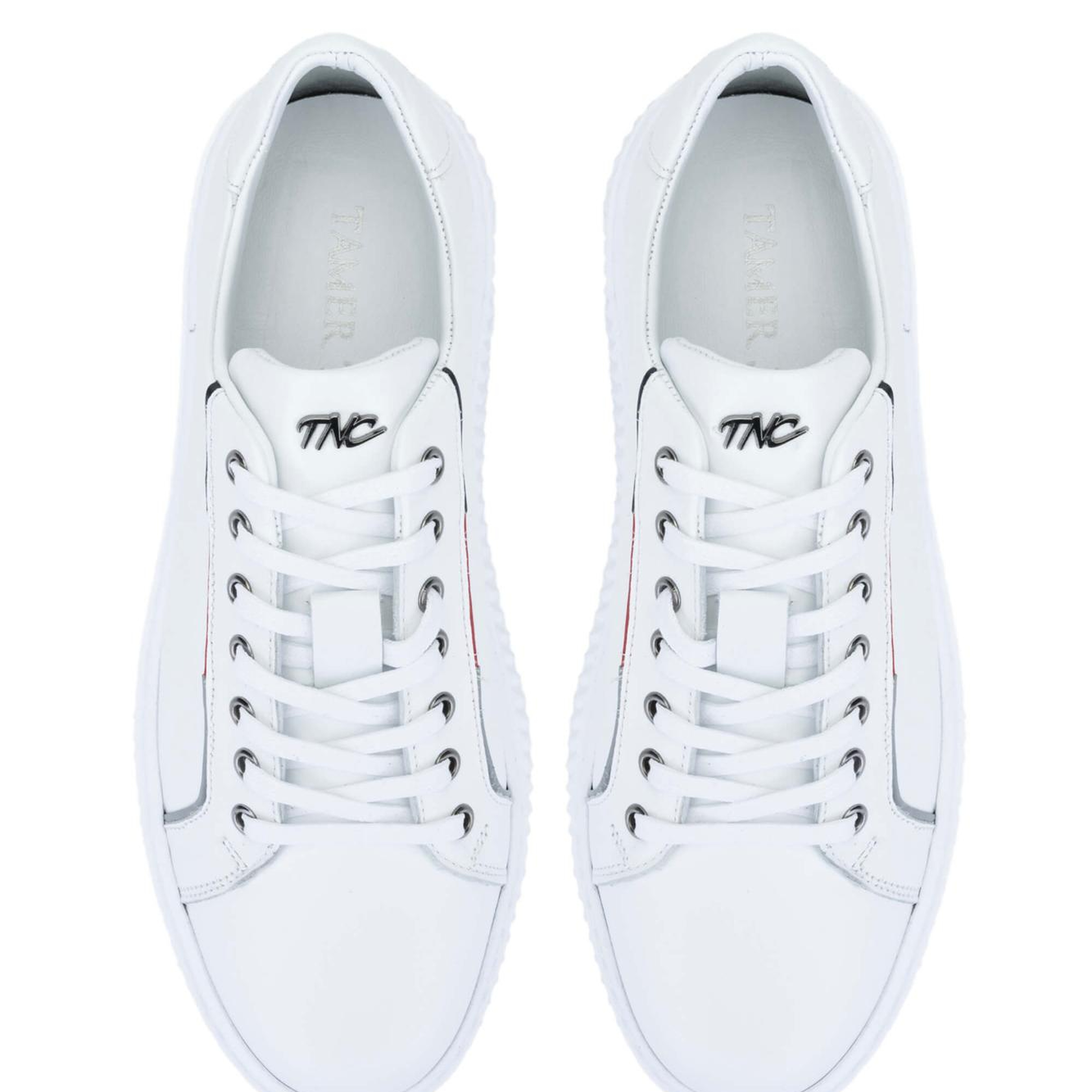 Tamer Tanca Erkek Hakiki Deri Beyaz Sneakers & Spor Ayakkabı