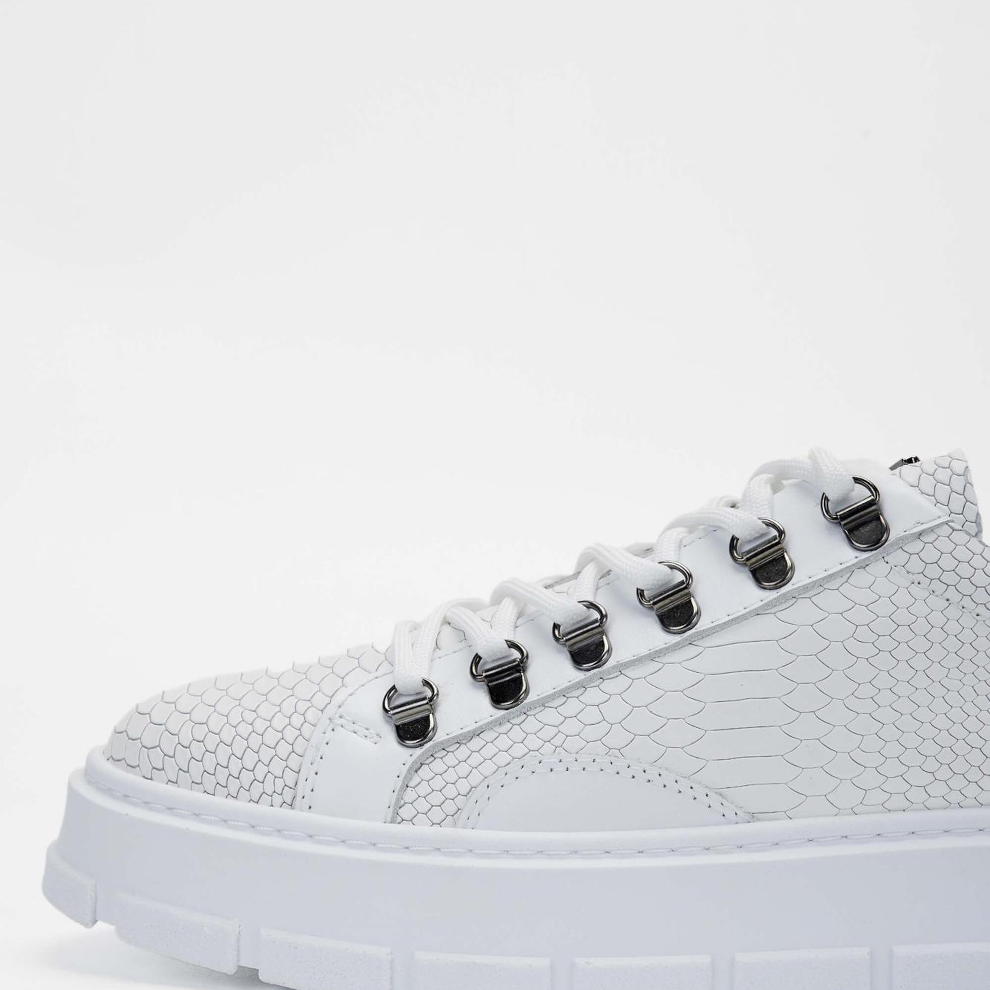 Tamer Tanca Erkek Hakiki Deri Beyaz Sneakers & Spor Ayakkabı