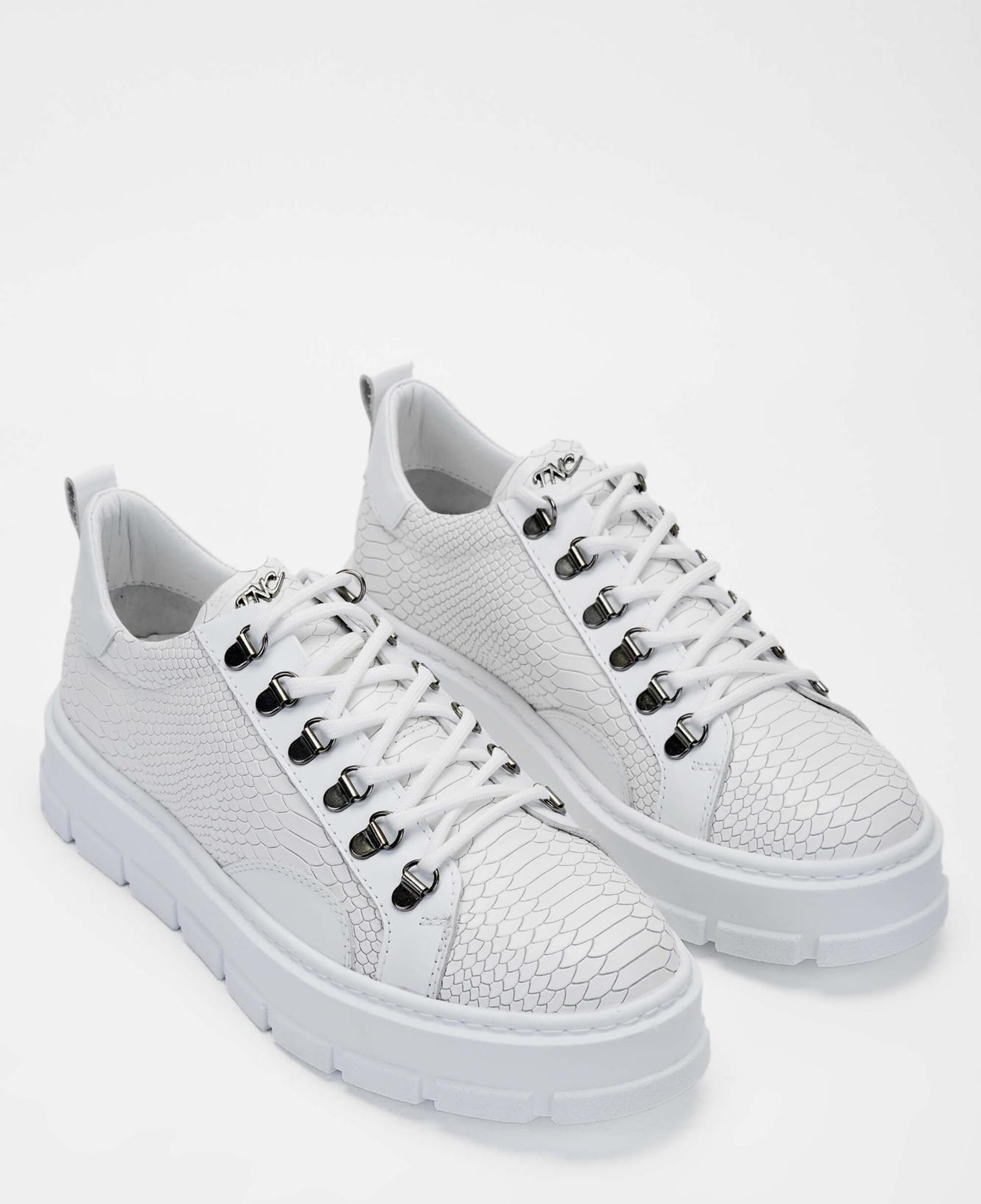 Tamer Tanca Erkek Hakiki Deri Beyaz Sneakers & Spor Ayakkabı