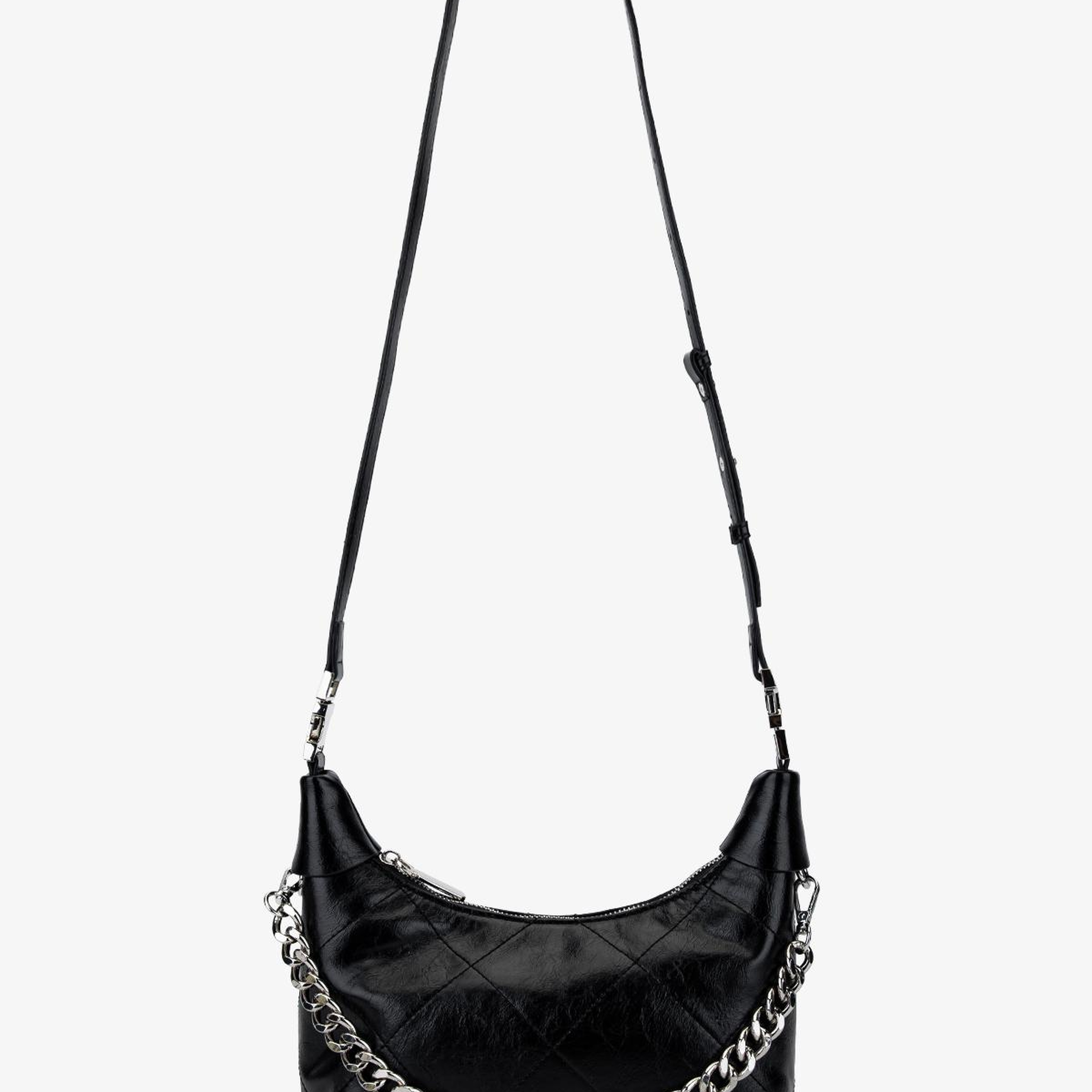 Valmenti Kadın Suni Deri Siyah Omuz Çanta