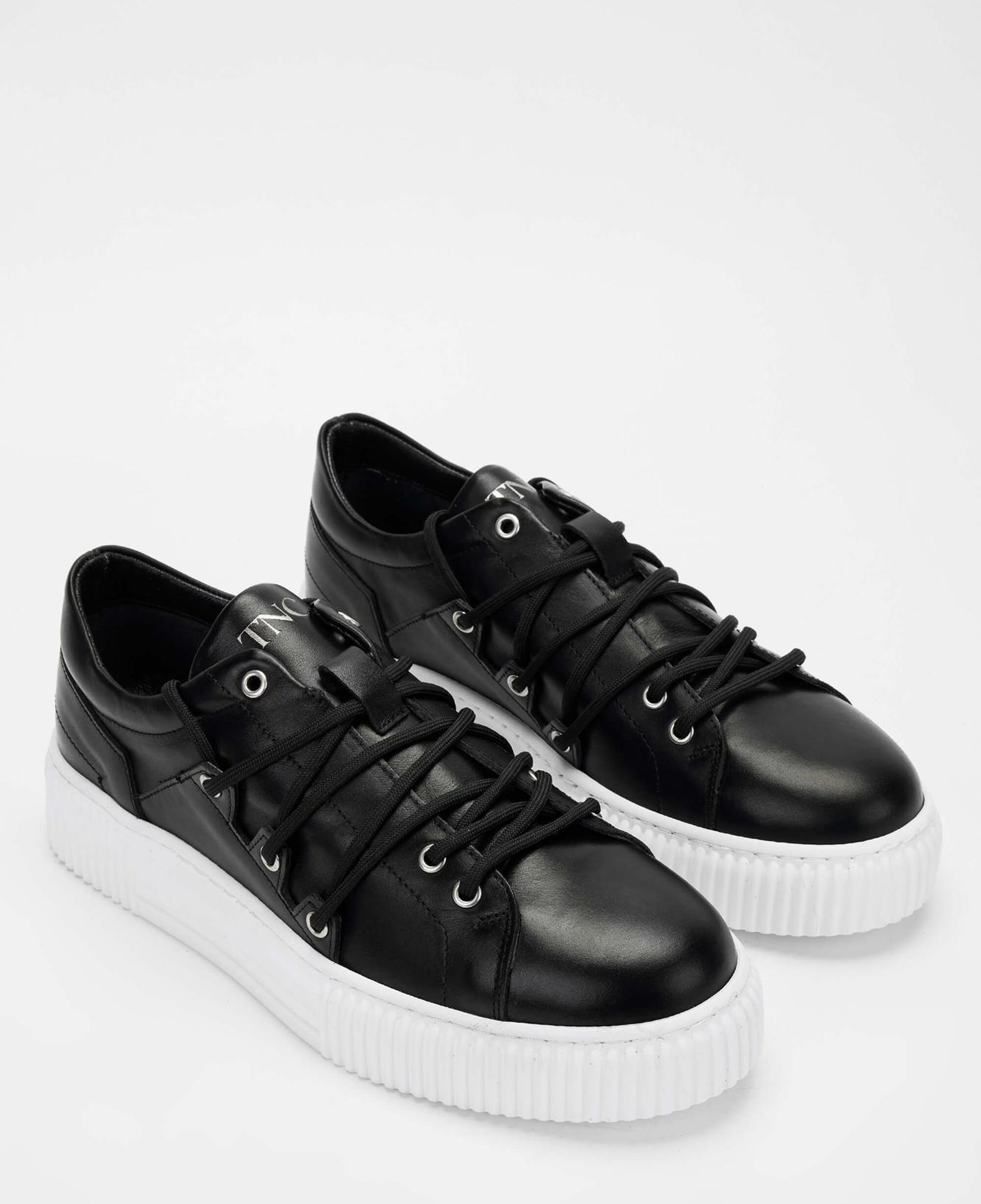 Tamer Tanca Erkek Hakiki Deri Siyah Sneakers & Spor Ayakkabı