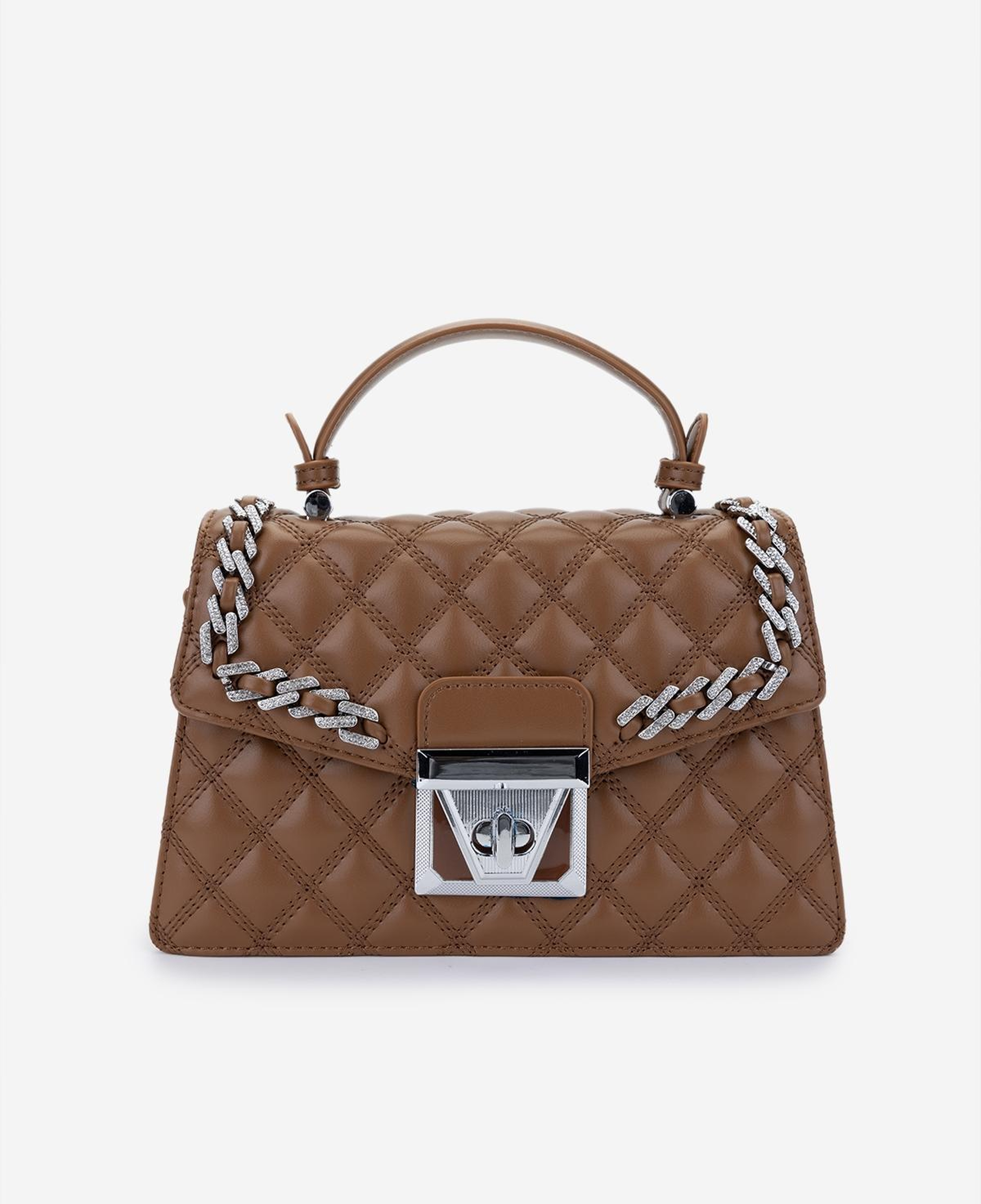 Valmenti Kadın Suni Deri Camel Omuz Çanta