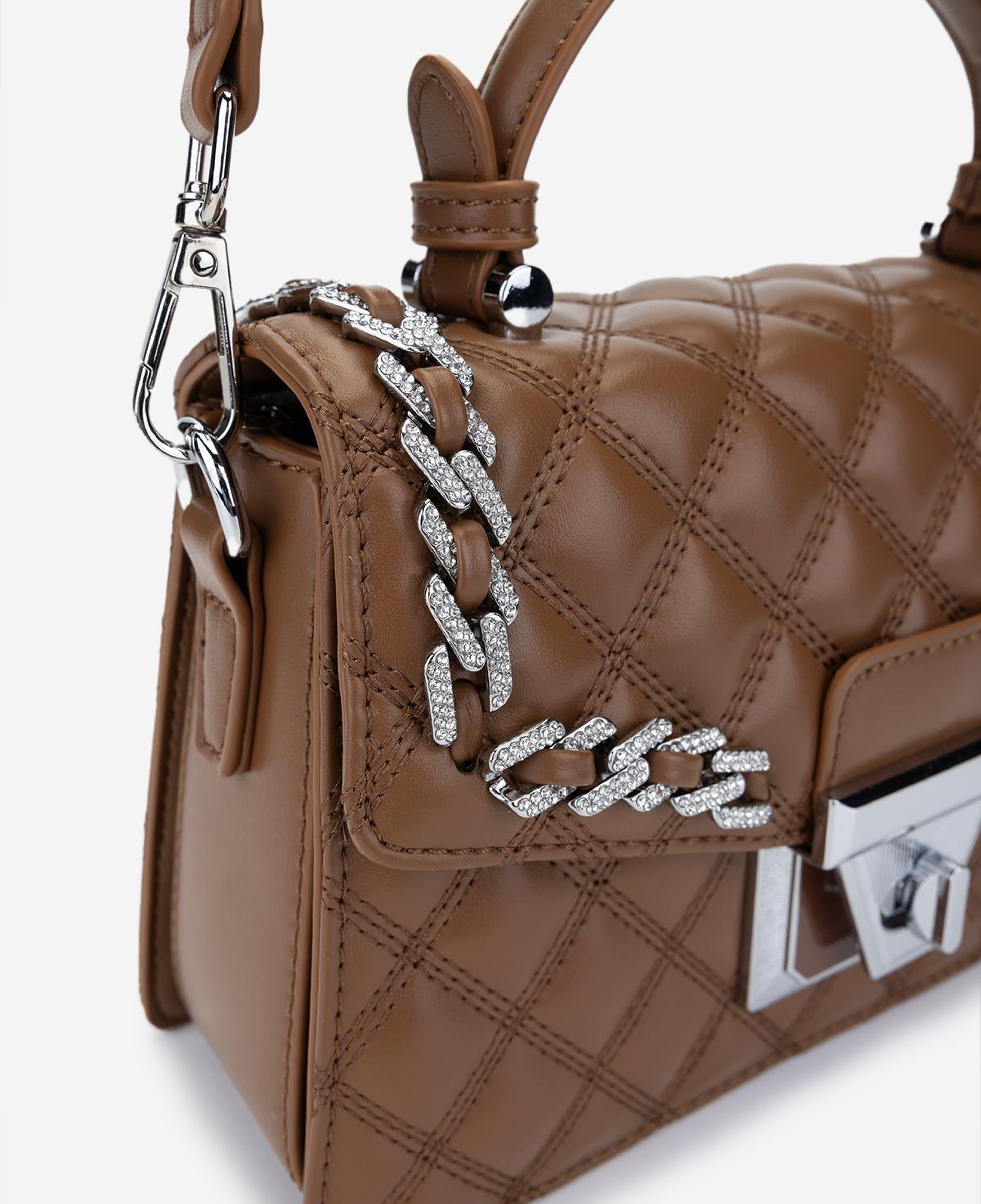 Valmenti Kadın Suni Deri Camel Omuz Çanta