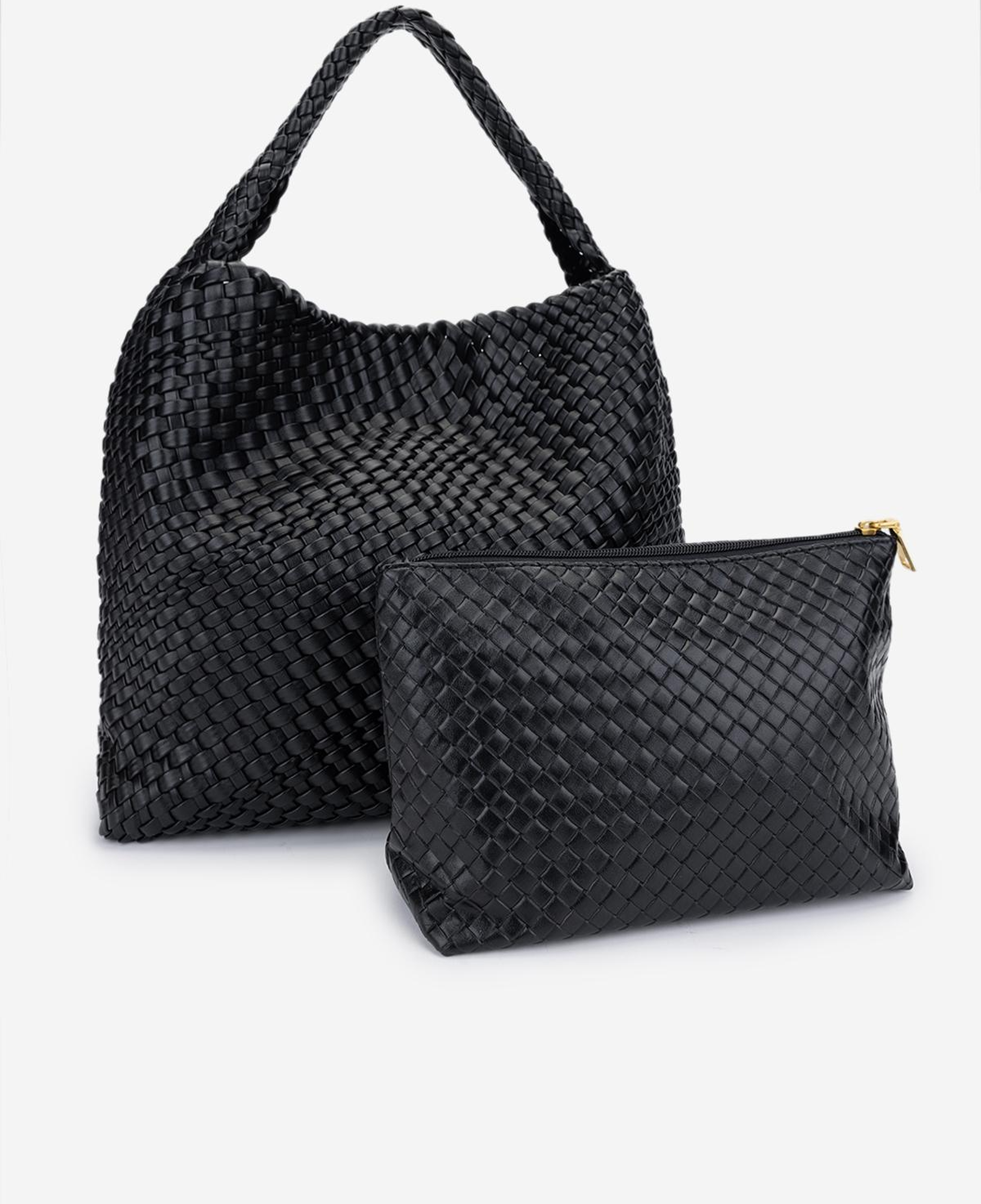 Valmenti Kadın Suni Deri Siyah Omuz Çanta