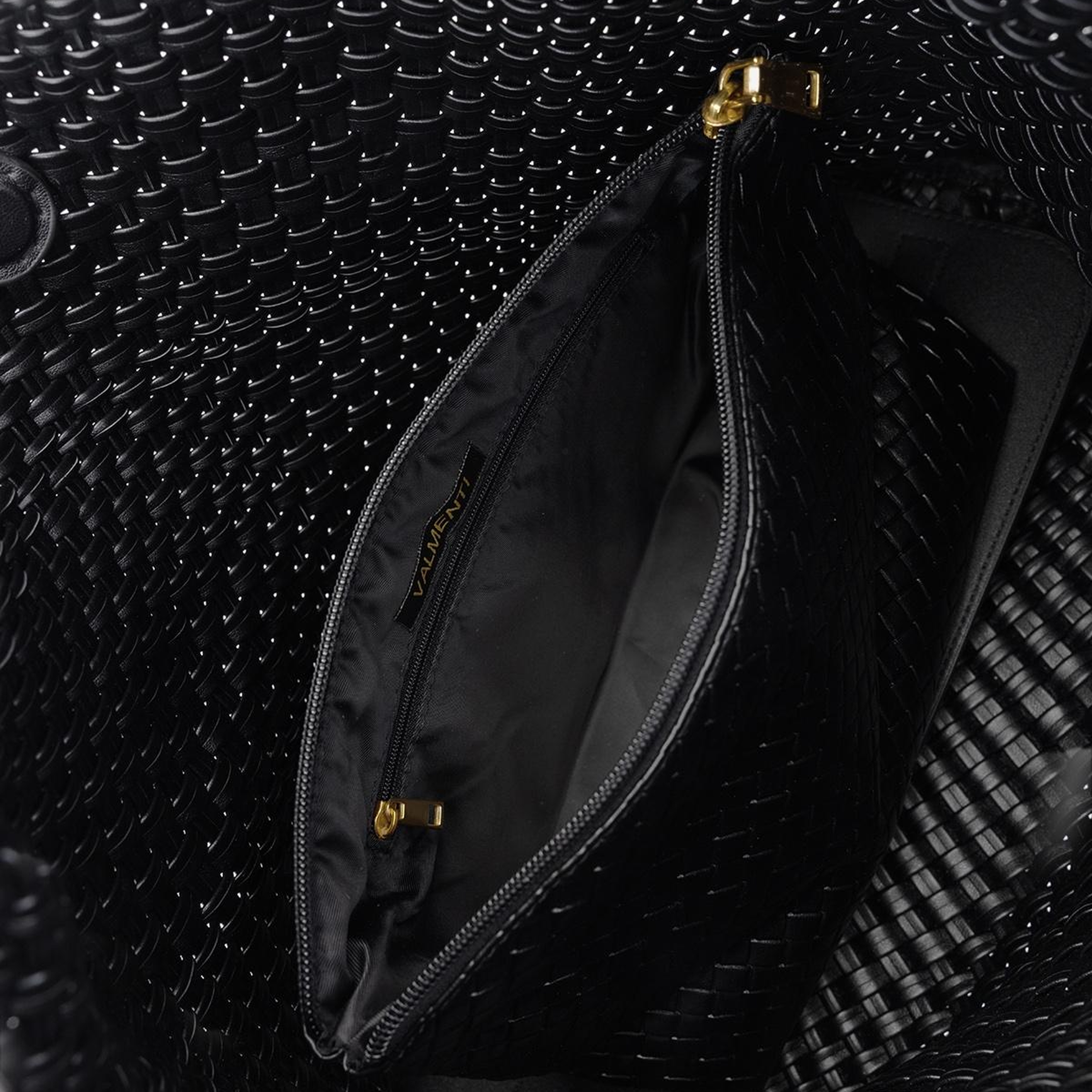 Valmenti Kadın Suni Deri Siyah Omuz Çanta