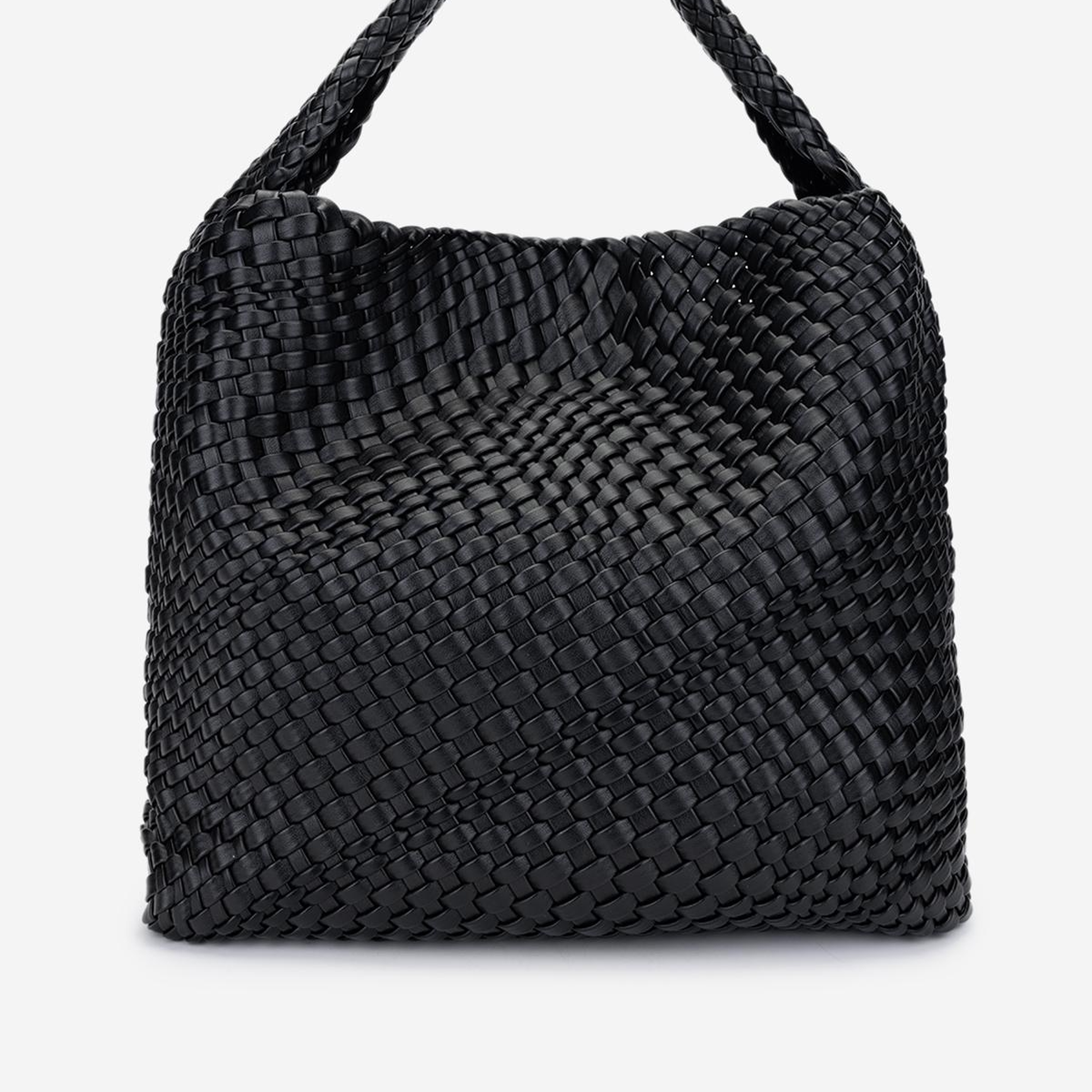 Valmenti Kadın Suni Deri Siyah Omuz Çanta