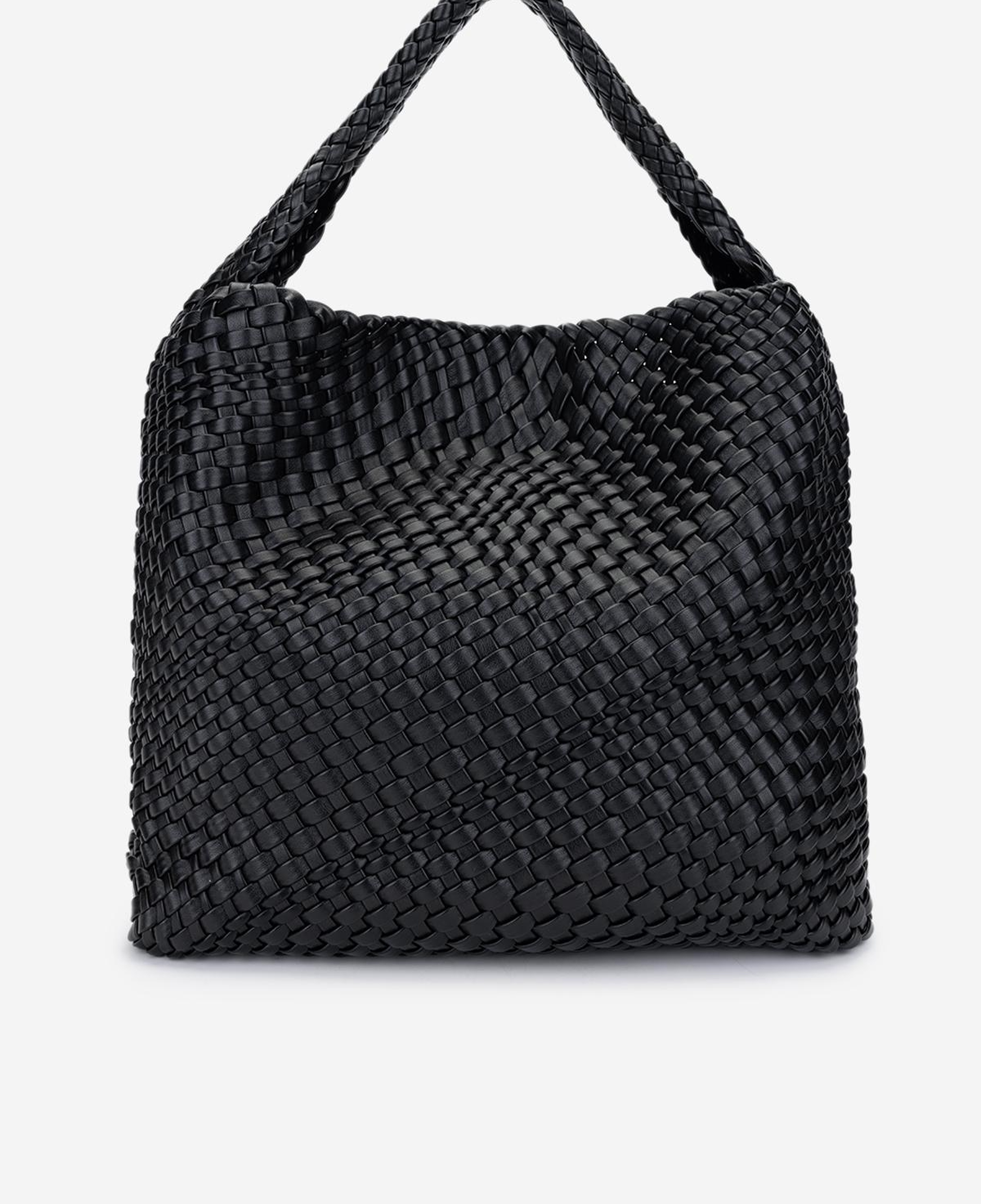 Valmenti Kadın Suni Deri Siyah Omuz Çanta